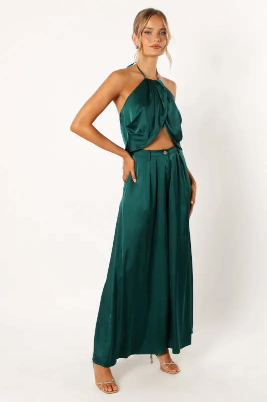 Estelle Pant Set - Emerald sold by Petal & Pup