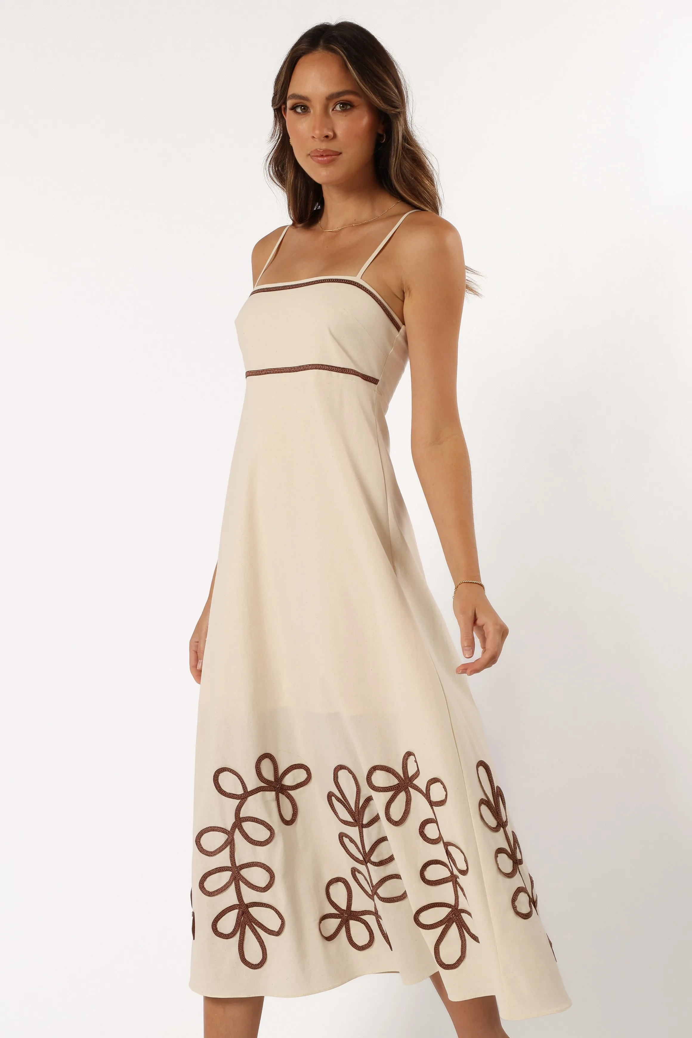 Charlotte Maxi Dress - Beige sold by Petal & Pup product image thumbnail 2