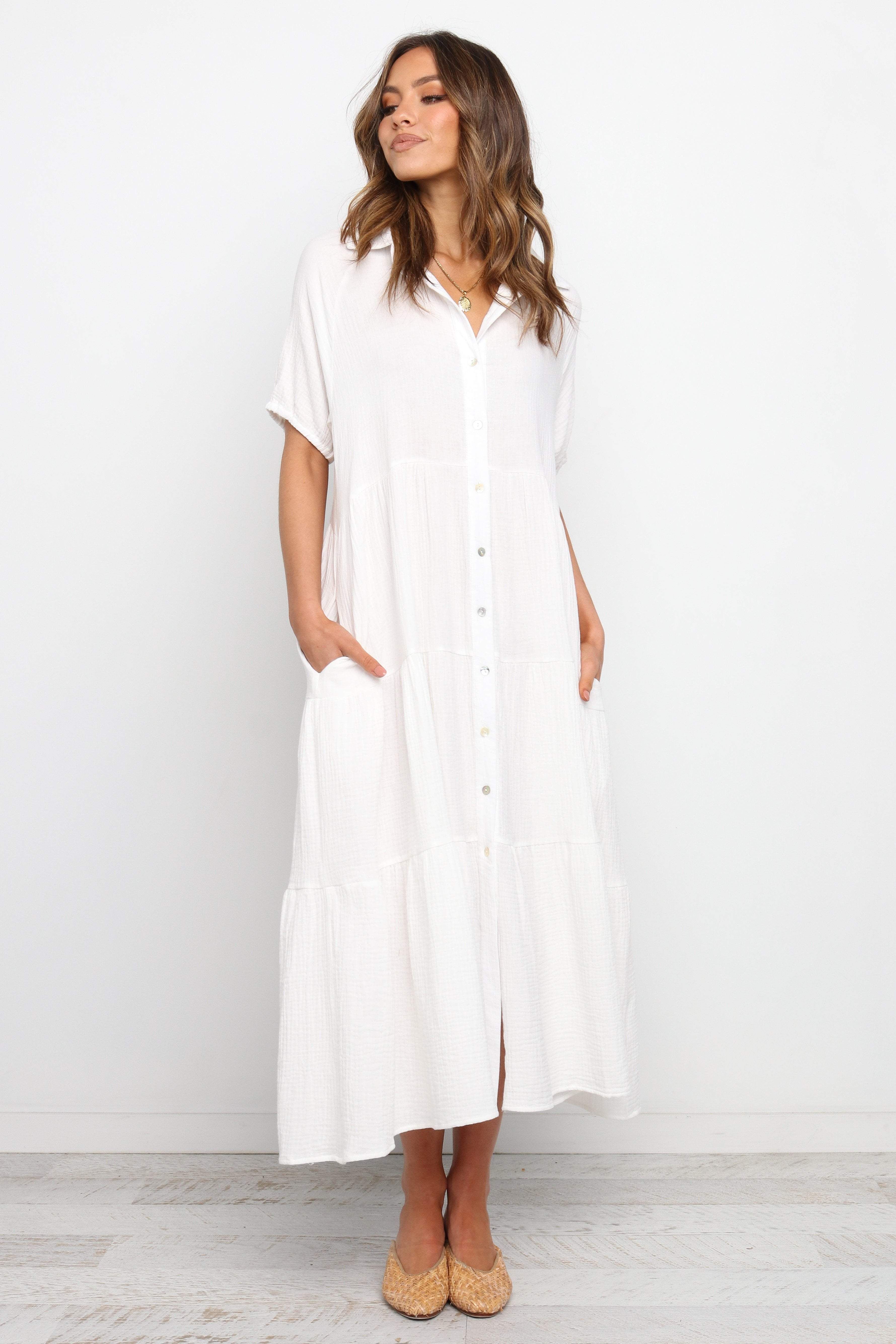 Wabash Dress - White sold by Petal & Pup product image thumbnail 3