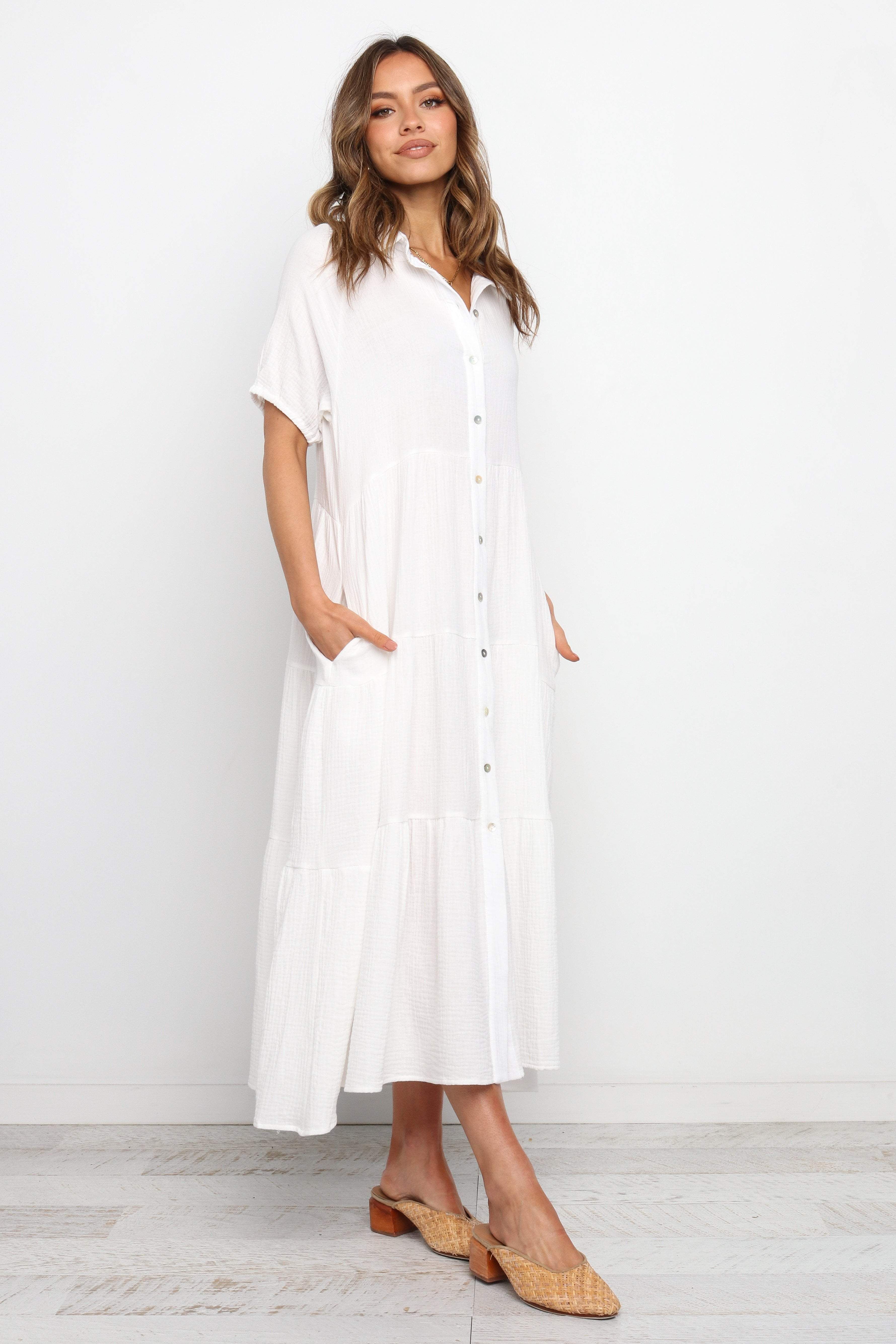 Wabash Dress - White sold by Petal & Pup product image thumbnail 4