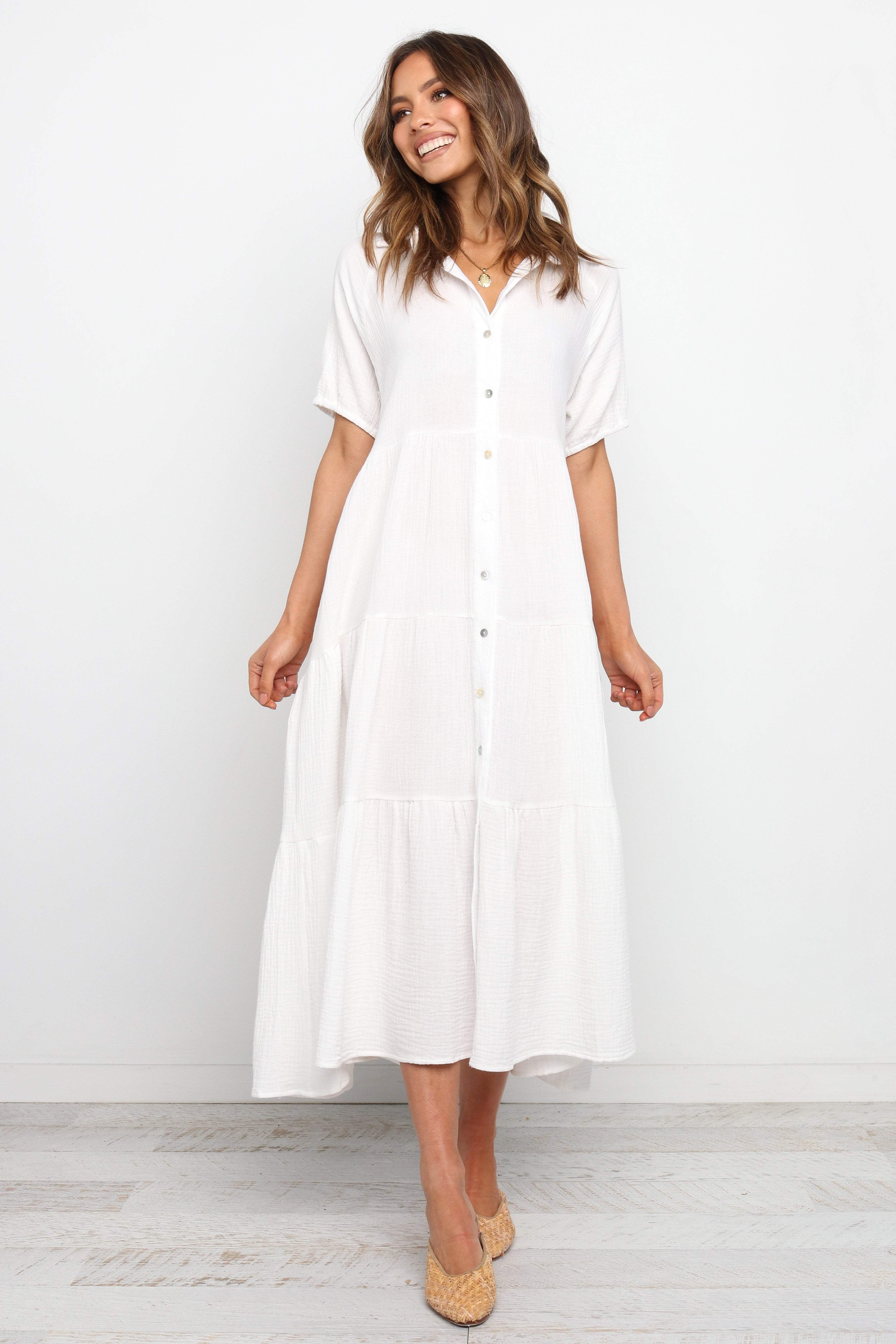 Wabash Dress - White sold by Petal & Pup product image thumbnail 5