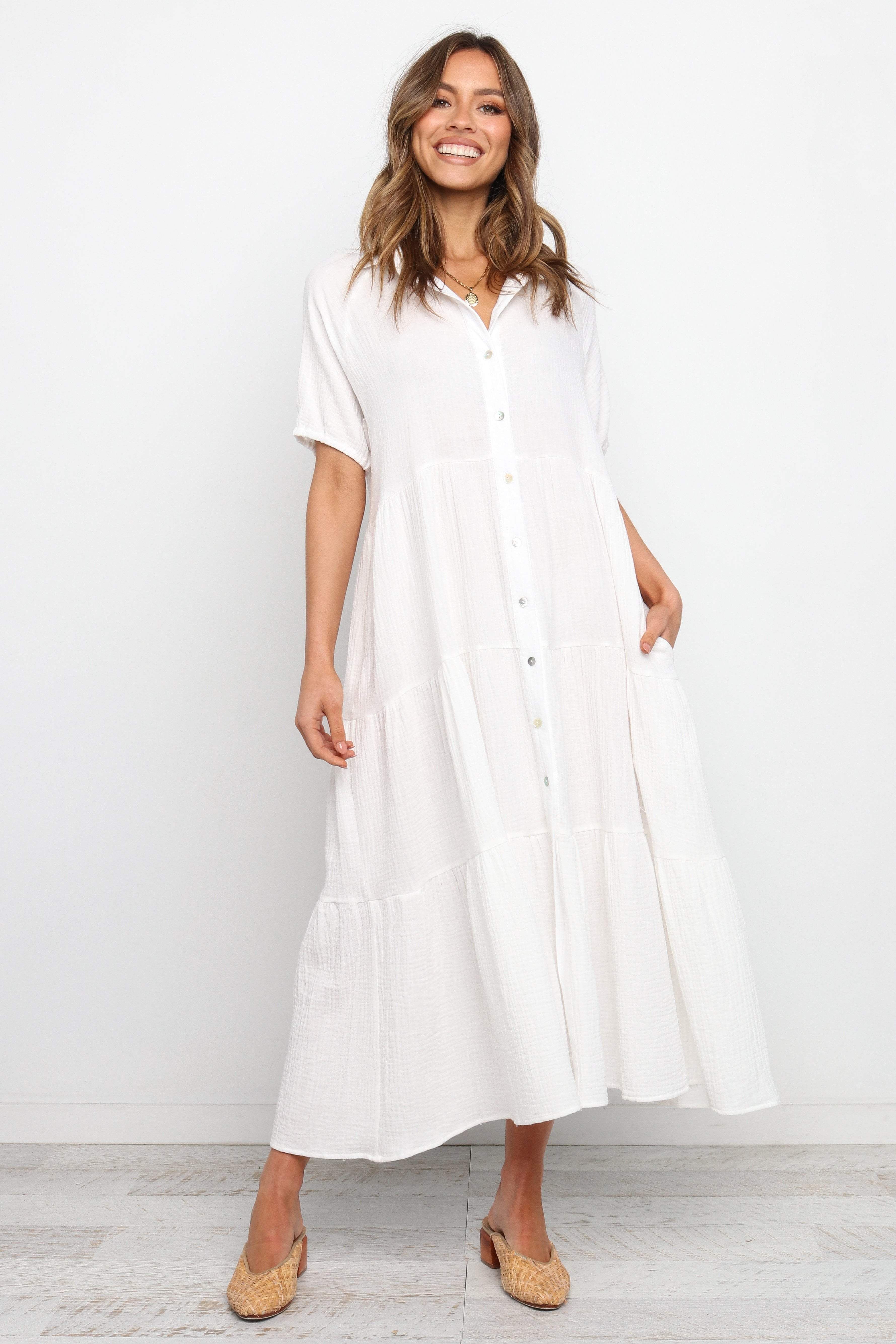 Wabash Dress - White sold by Petal & Pup product image thumbnail 7