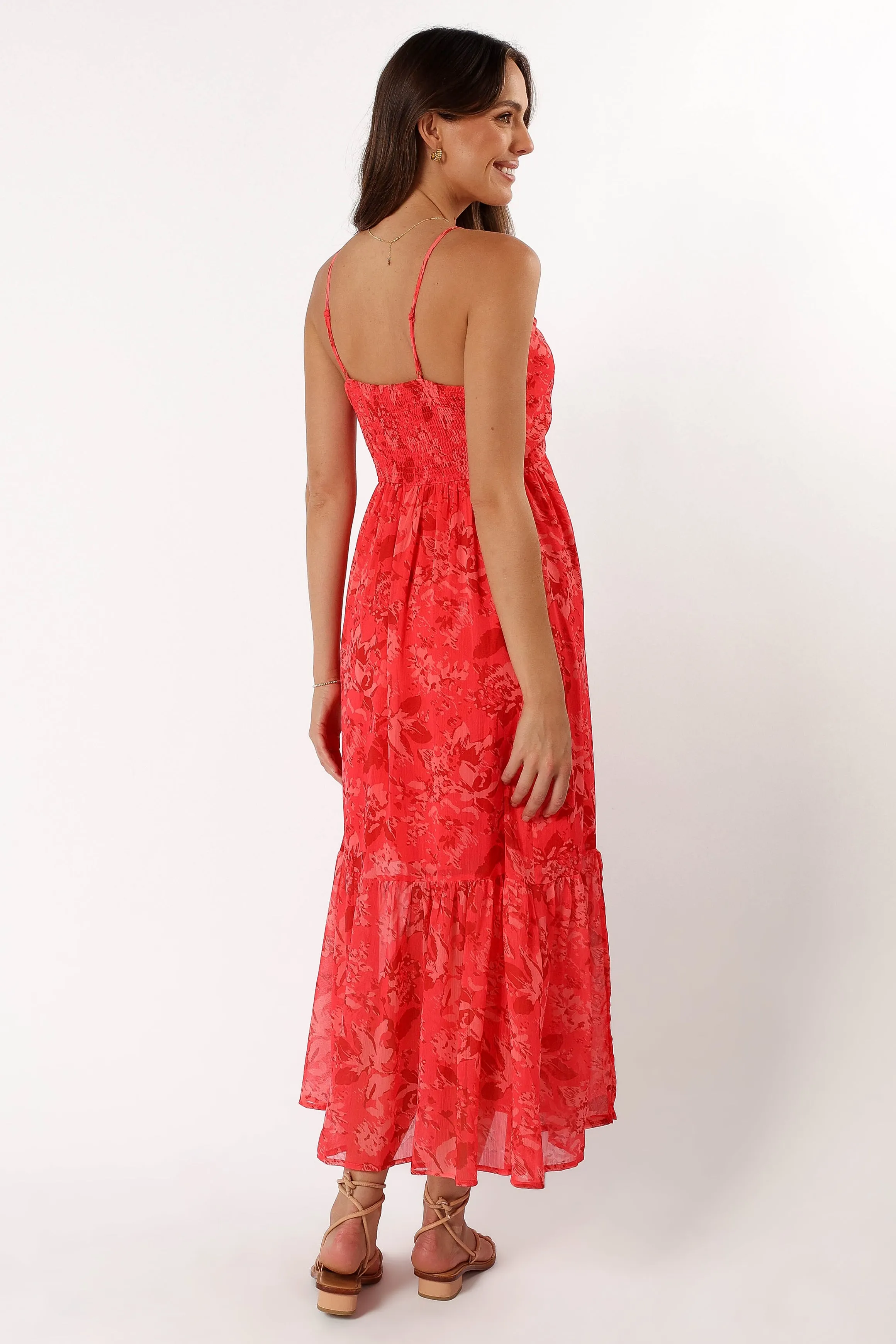Destiny Midi Dress - Red sold by Petal & Pup product image thumbnail 4