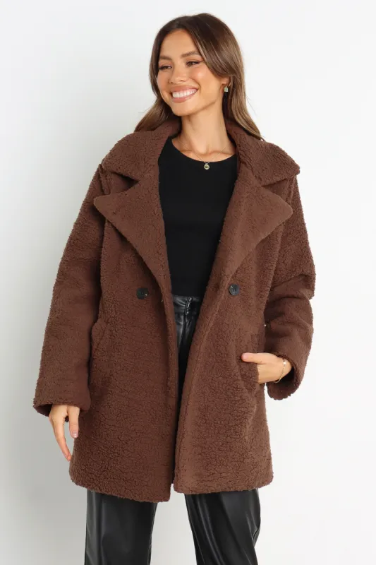 Tempo Jacket - Chocolate Brown sold by Petal & Pup