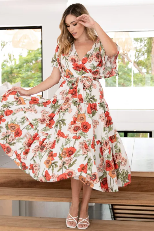 Denvast Dress - White made by Petal & Pup