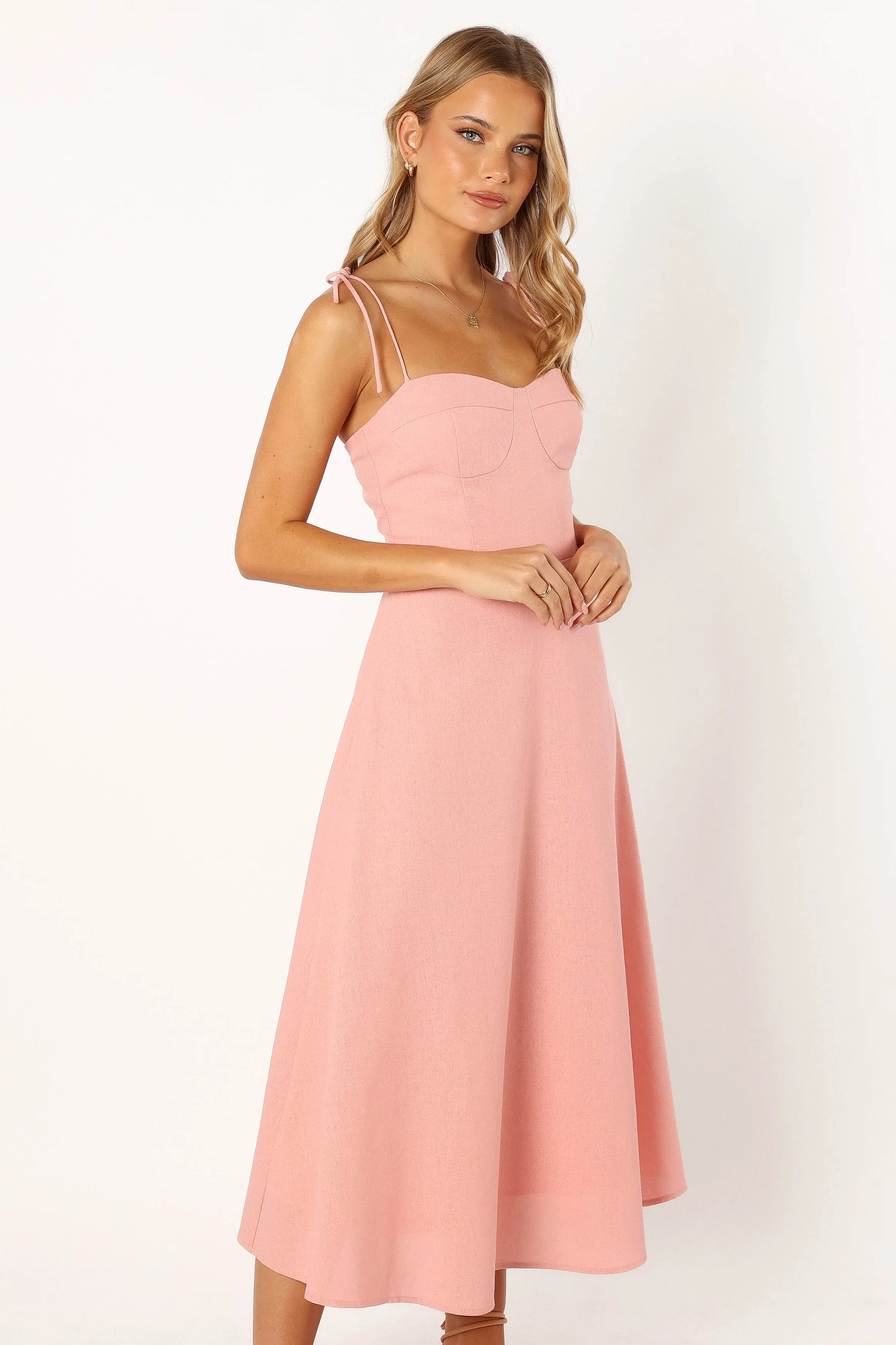 Remi Midi Dress - Soft Rose sold by Petal & Pup