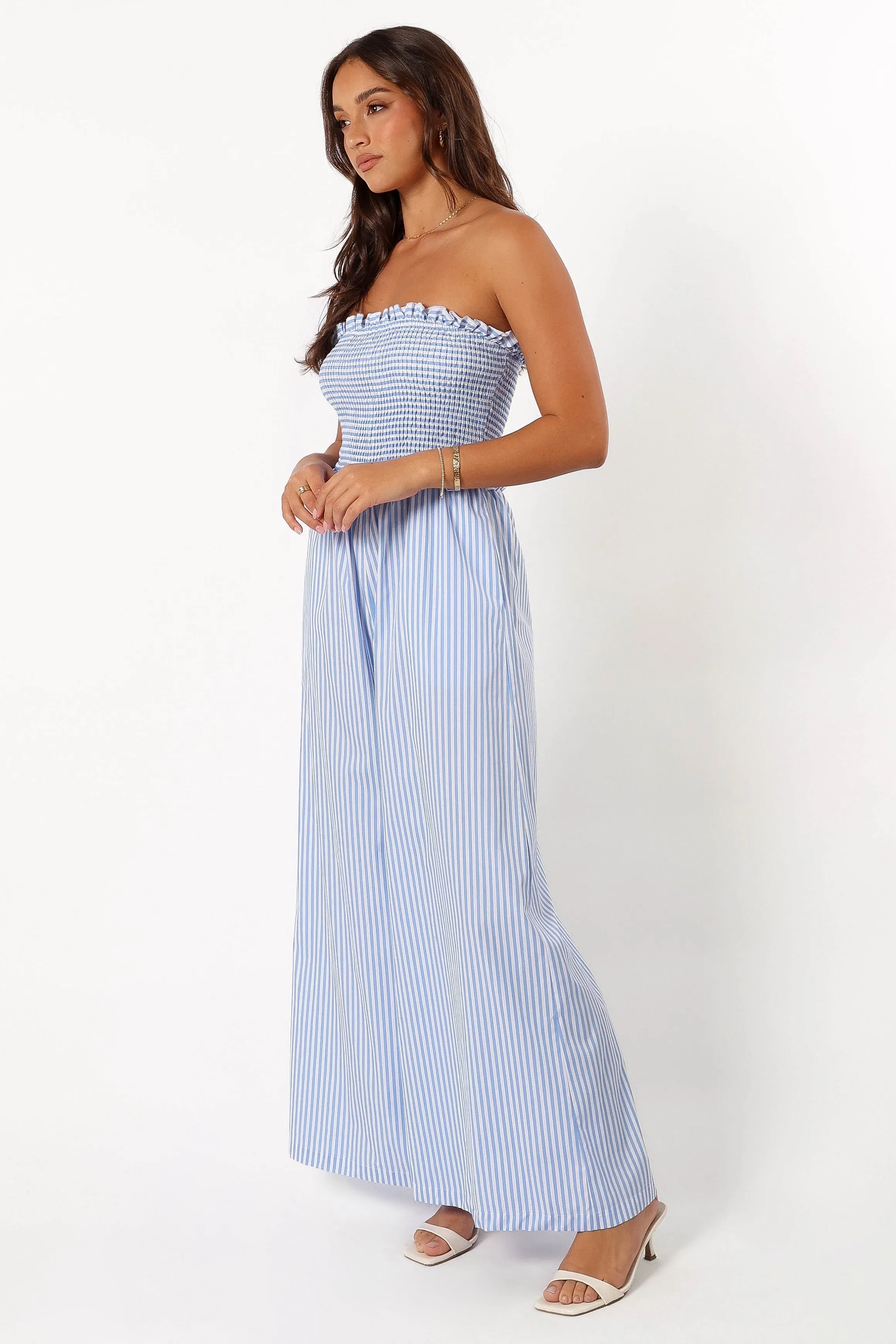 Jones Jumpsuit - Blue Stripe sold by Petal & Pup product image thumbnail 3