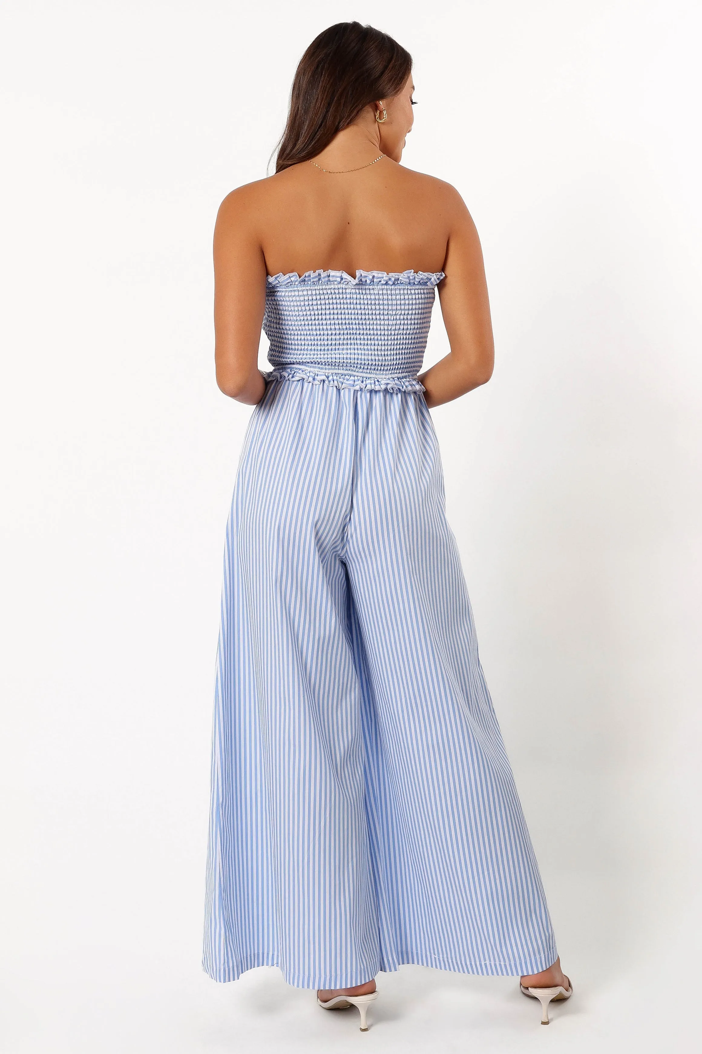 Jones Jumpsuit - Blue Stripe sold by Petal & Pup product image thumbnail 4
