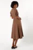 Charlie Midi Dress - Camel/Black sold by Petal & Pup