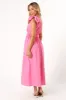 Kailey One Shoulder Maxi Dress - Hot Pink sold by Petal & Pup