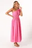 Kailey One Shoulder Maxi Dress - Hot Pink sold by Petal & Pup