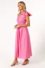 Kailey One Shoulder Maxi Dress - Hot Pink sold by Petal & Pup