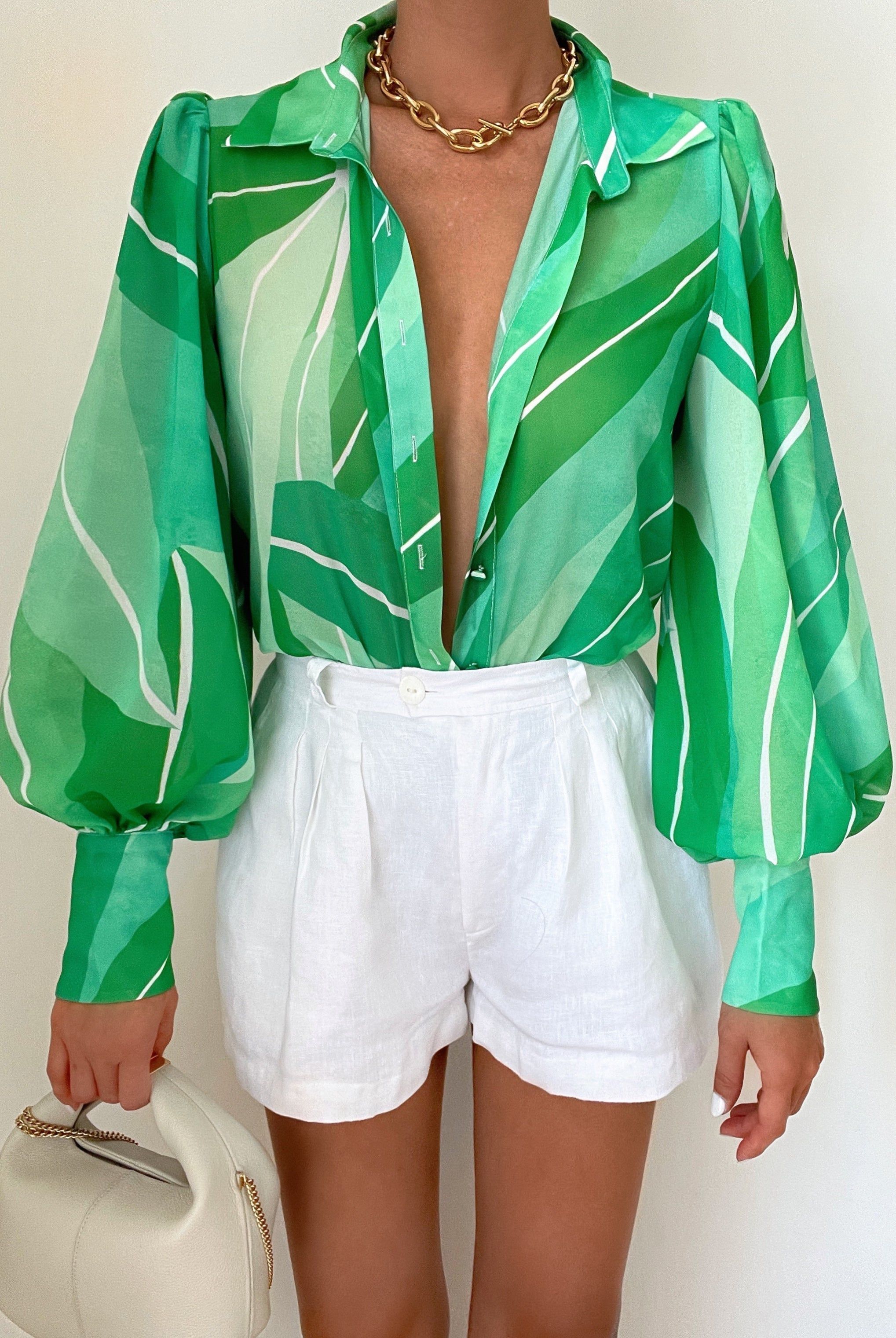 Fleetwood Shirt - Green sold by Petal & Pup