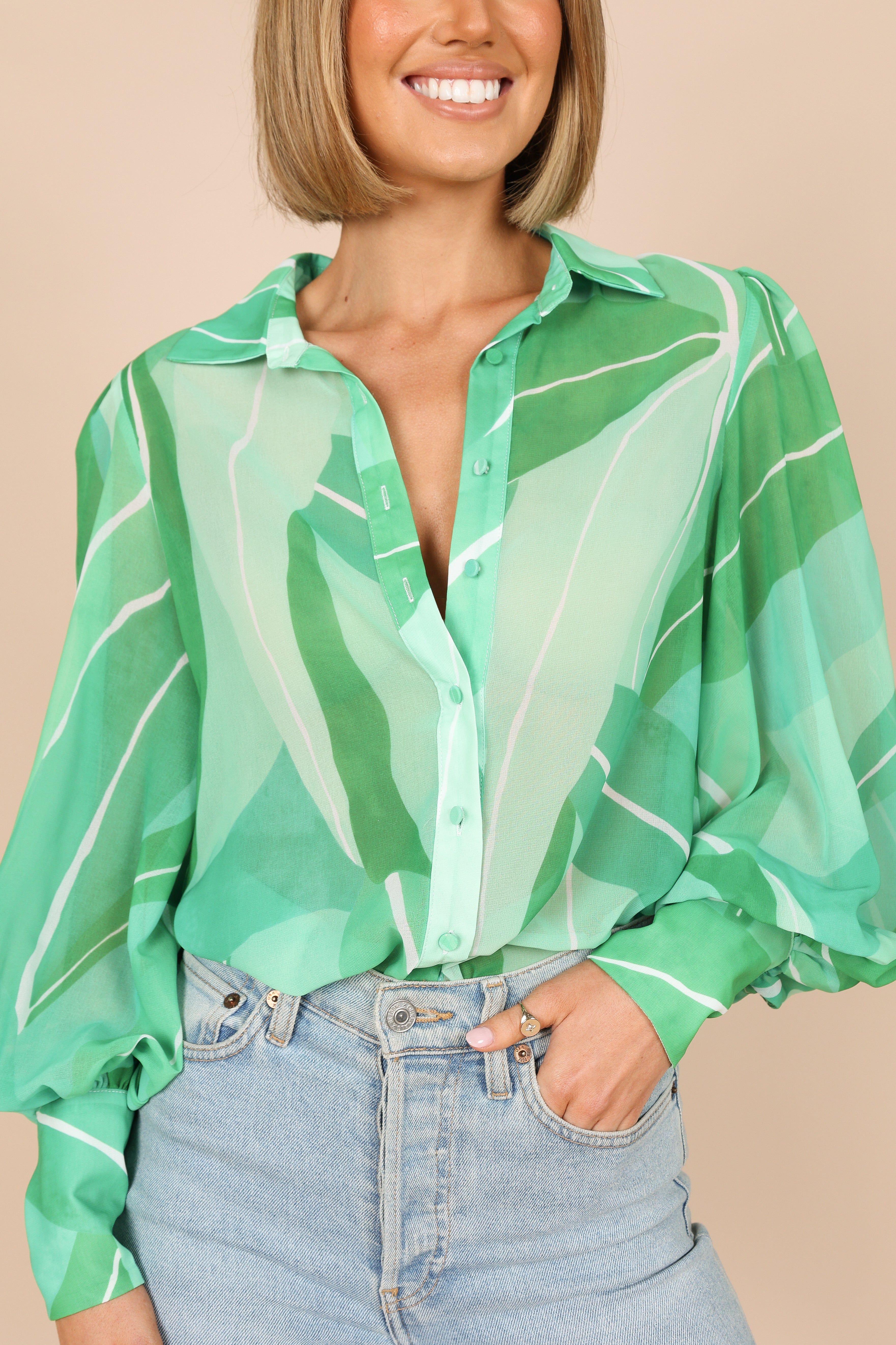 Fleetwood Shirt - Green sold by Petal & Pup product image thumbnail 3