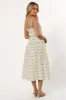 Felicity Midi Dress - Ivory Blue sold by Petal & Pup
