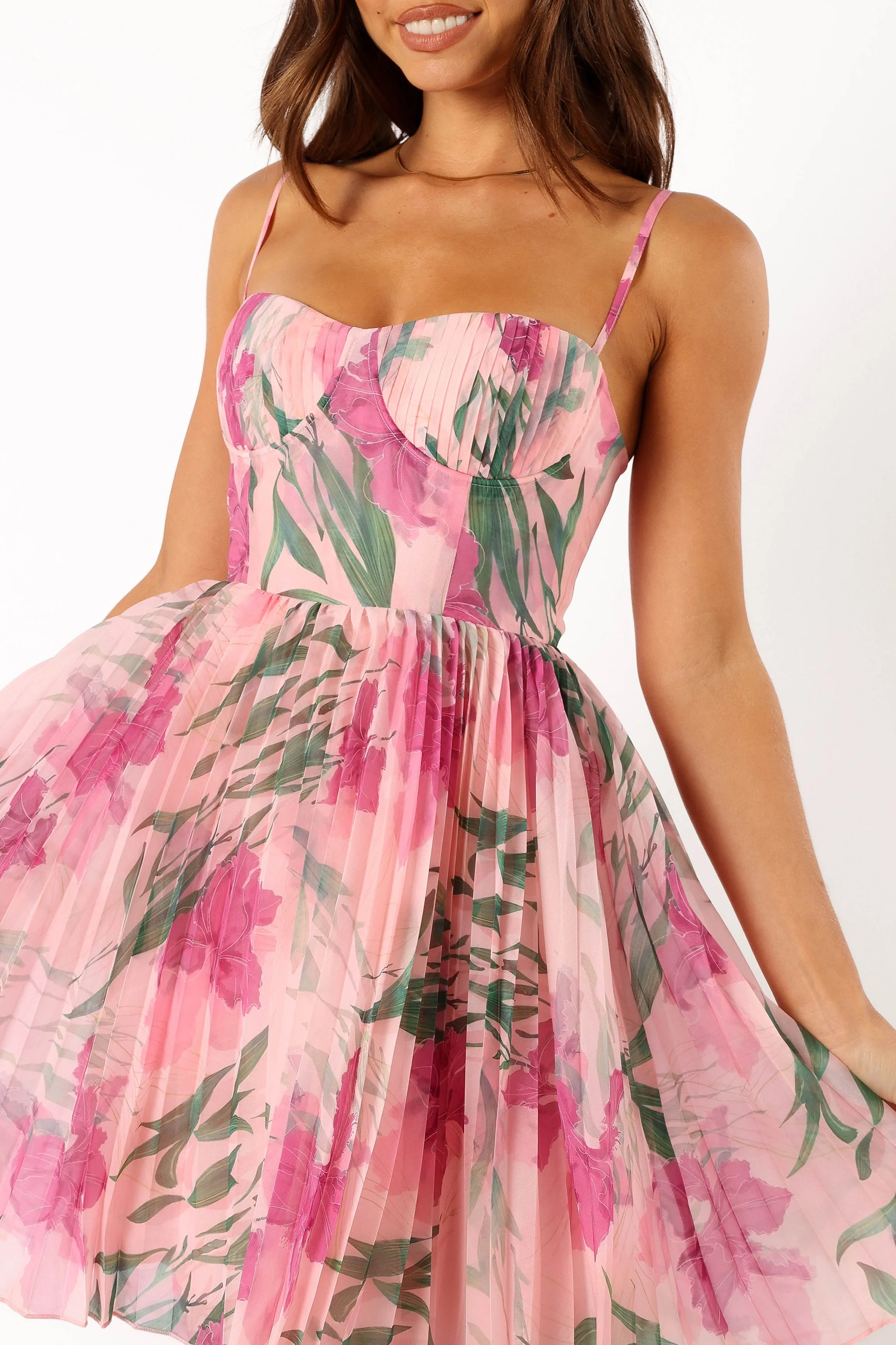 Achanti Mini Dress - Pink Floral sold by Petal & Pup product image thumbnail 2