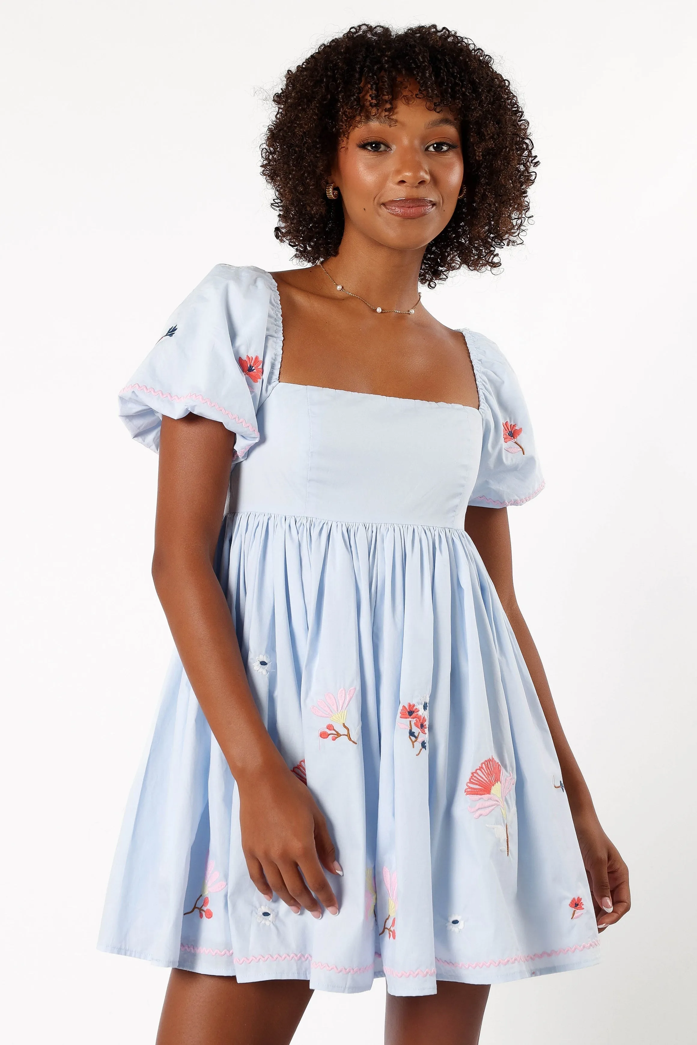 Dianna Mini Dress - Blue sold by Petal & Pup product image thumbnail 3