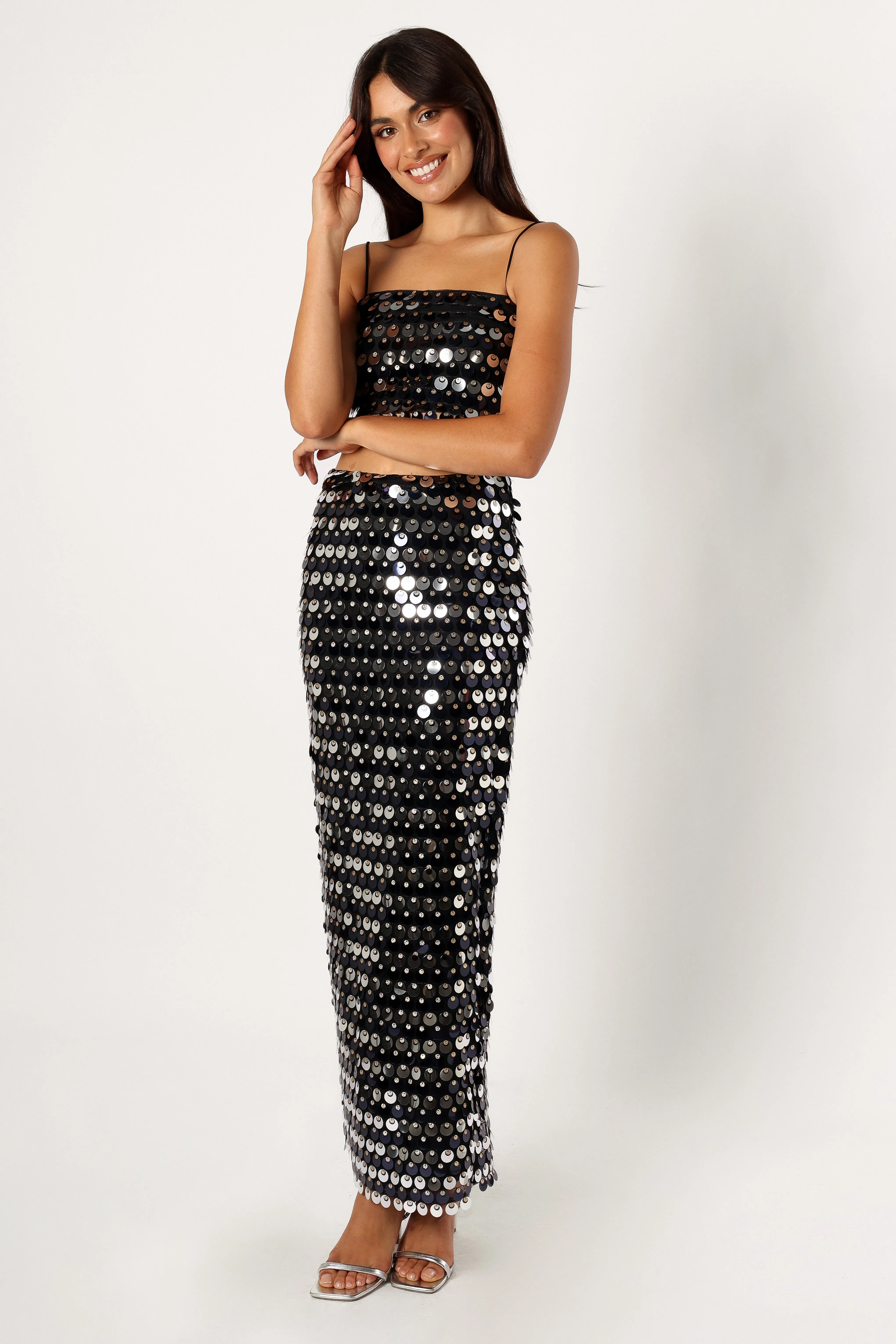 Cortez Maxi Skirt - Black sold by Petal & Pup product image thumbnail 3