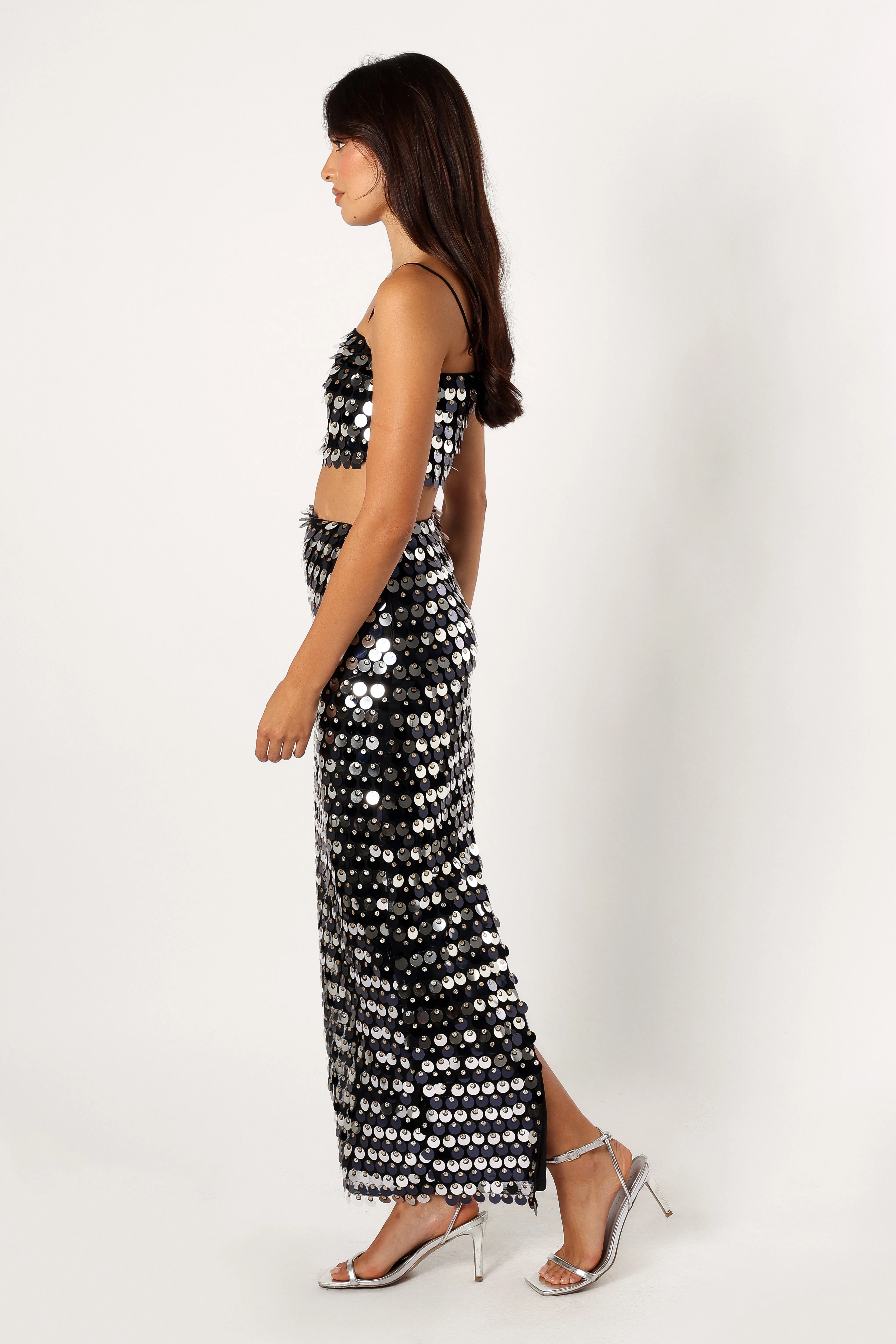 Cortez Maxi Skirt - Black sold by Petal & Pup product image thumbnail 4