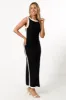 Esme Maxi Dress - Black White sold by Petal & Pup