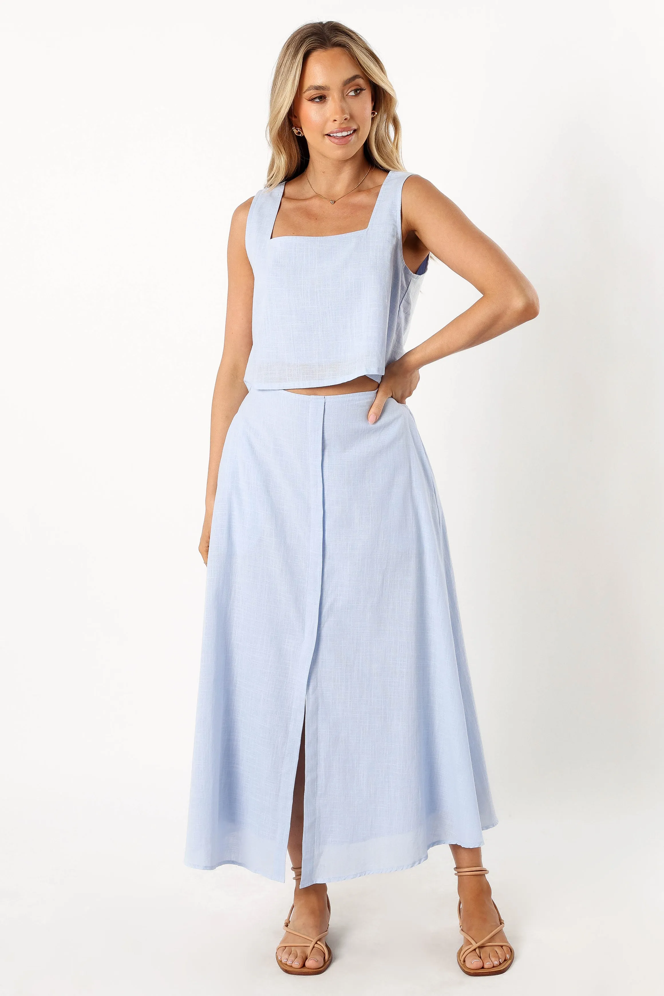 Sasha Two Piece Set - Blue sold by Petal & Pup