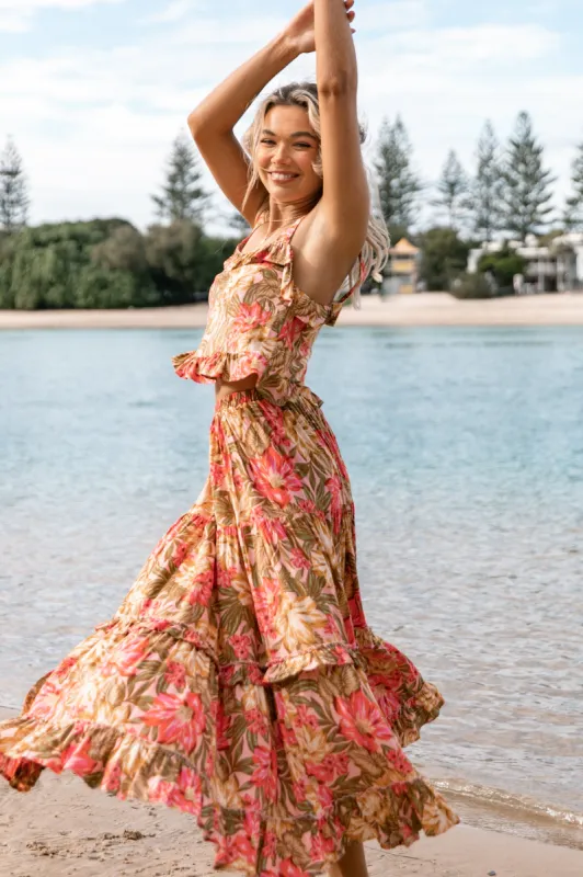 Pissaro Maxi Skirt - Floral sold by Petal & Pup