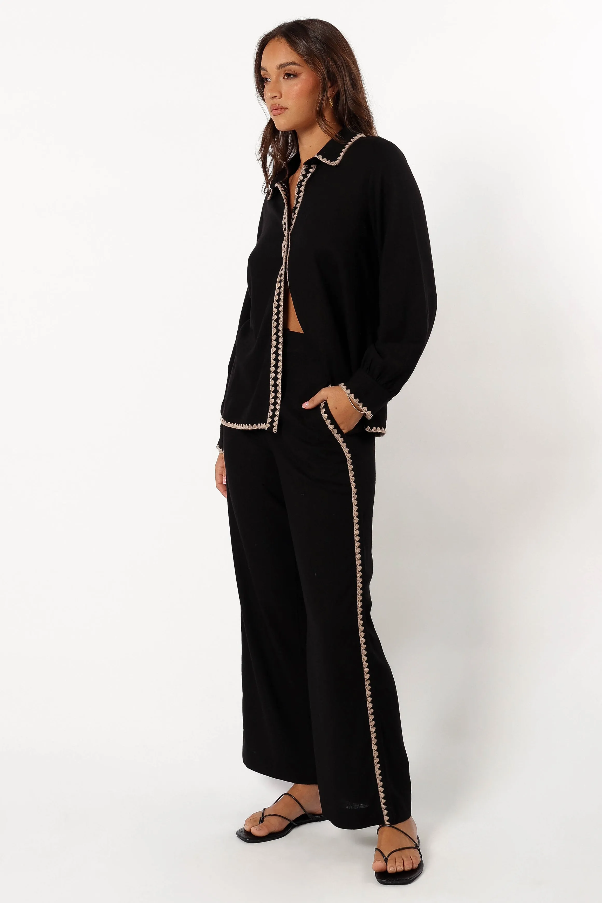 Calyse Pants - Black sold by Petal & Pup product image thumbnail 3