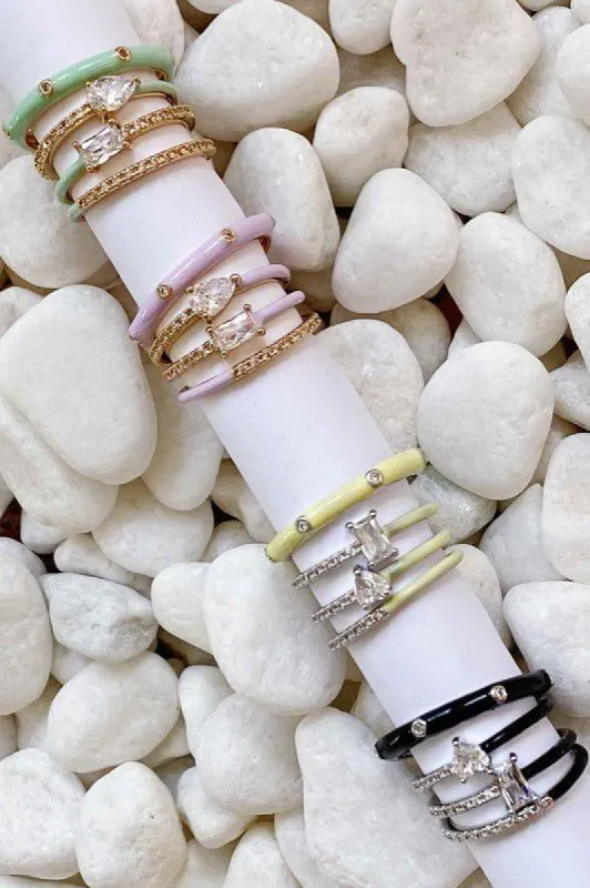 Pastel Glam Ring Set - TEST sold by Petal & Pup