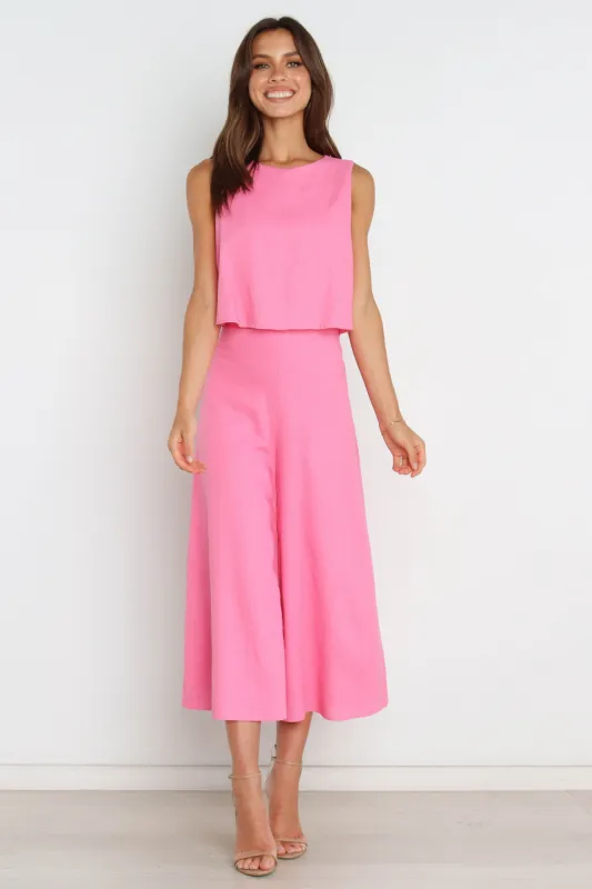 Femme Jumpsuit - Pink sold by Petal & Pup