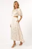 Aminah Puff Sleeve Dress - Yellow Floral sold by Petal & Pup