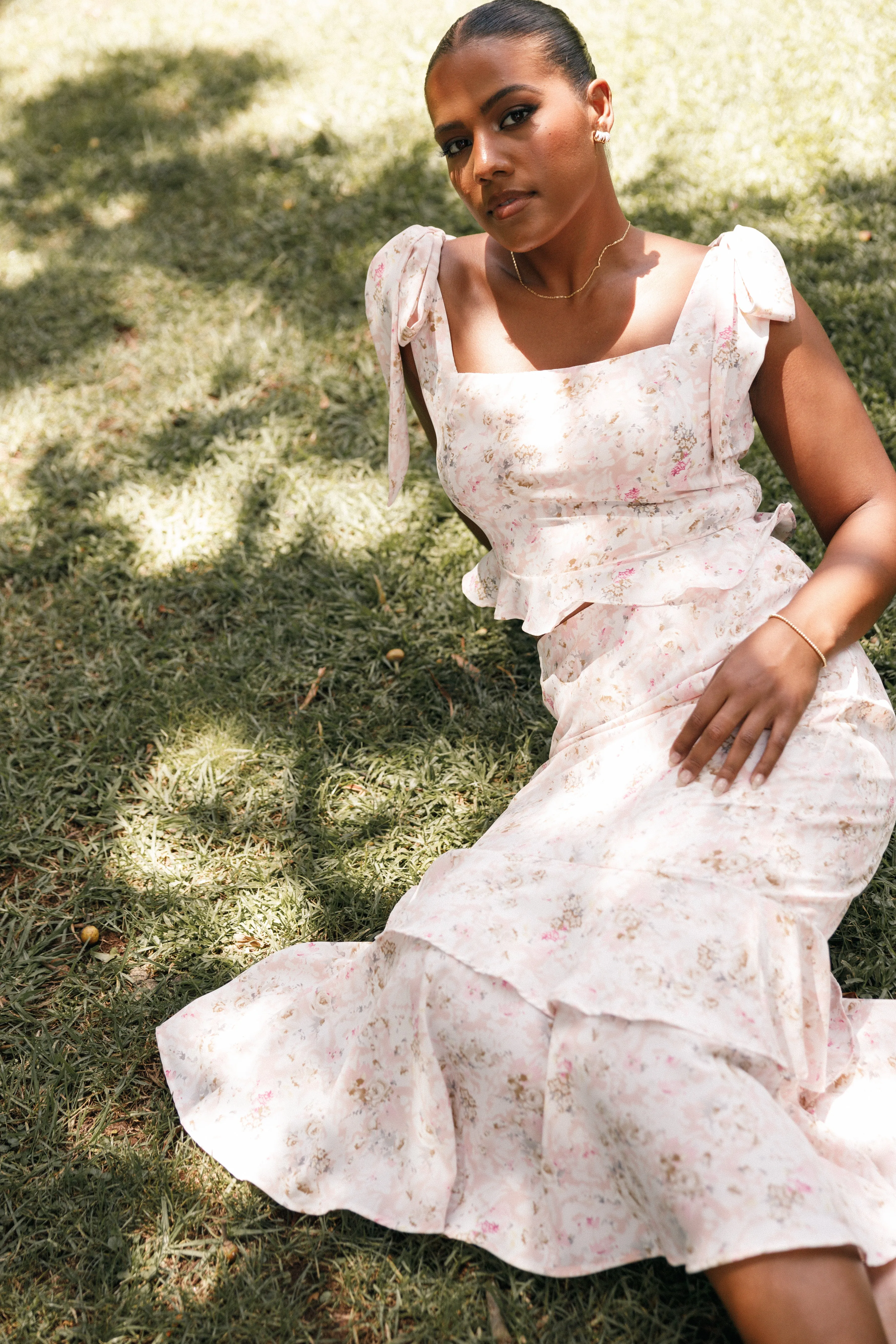 Luna Two Piece Set - Pink Floral sold by Petal & Pup product image thumbnail 2