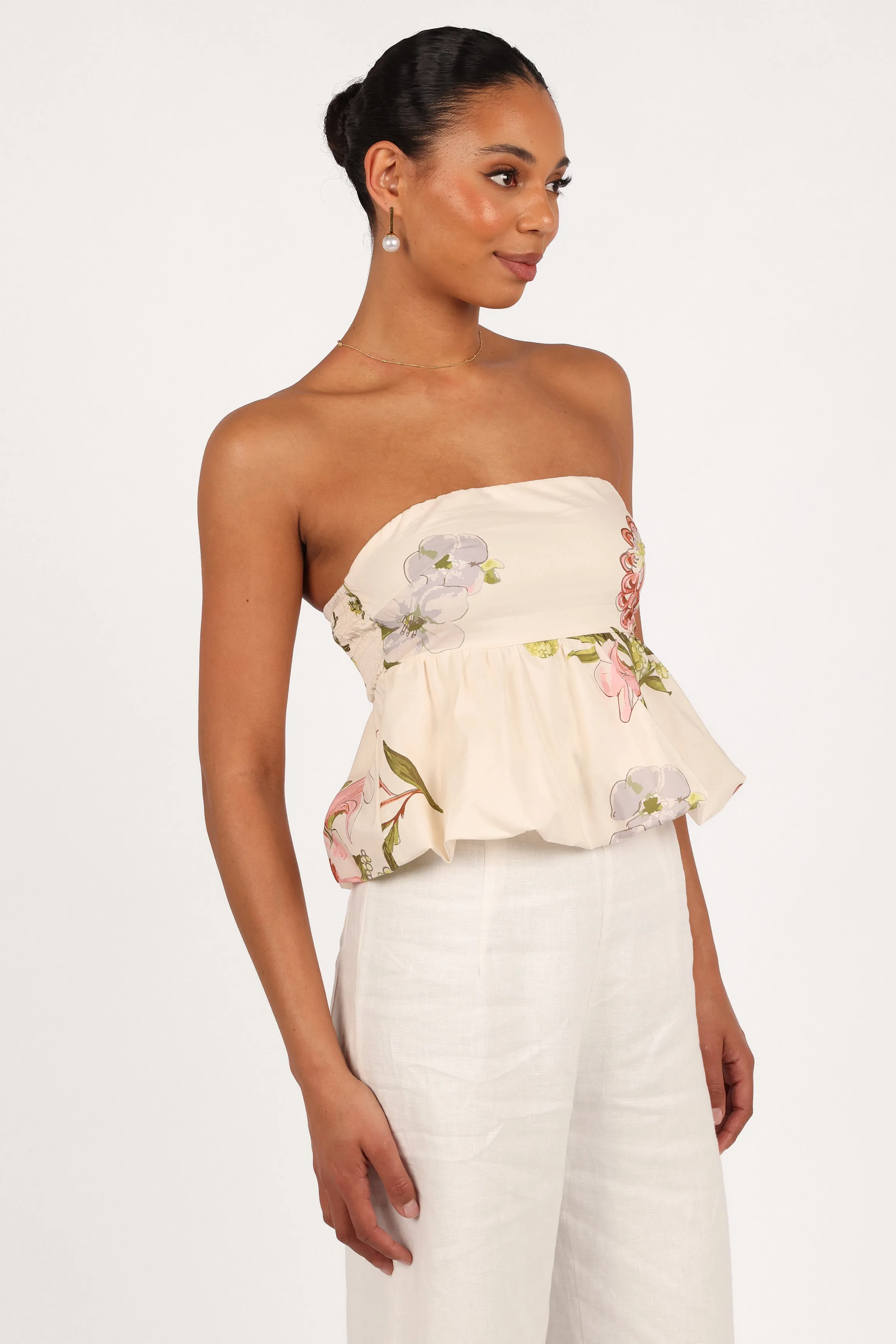 Aurelie Strapless Top - Native Flora sold by Petal & Pup product image thumbnail 5