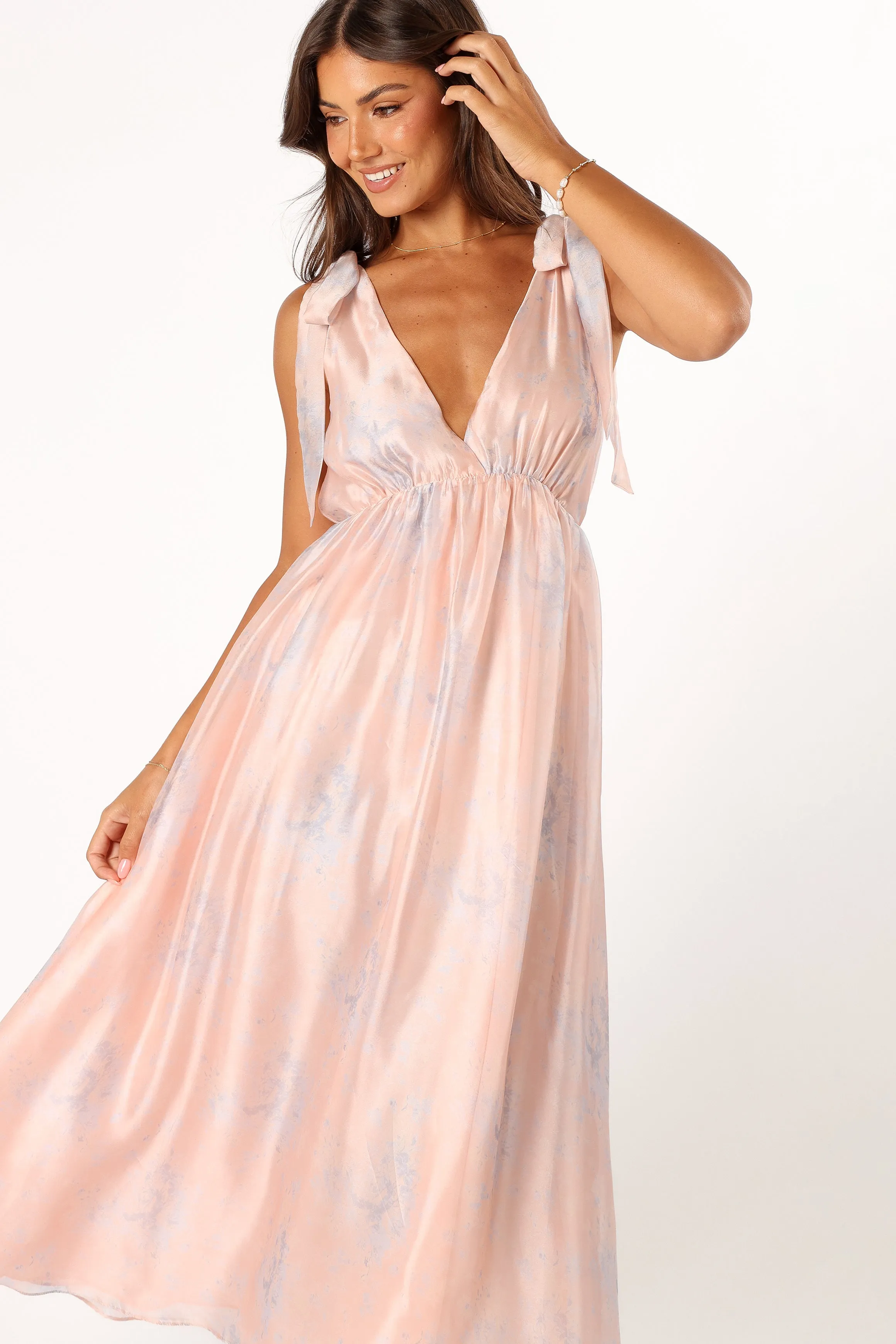 Perla Maxi Dress - Blush/Blue sold by Petal & Pup product image thumbnail 2
