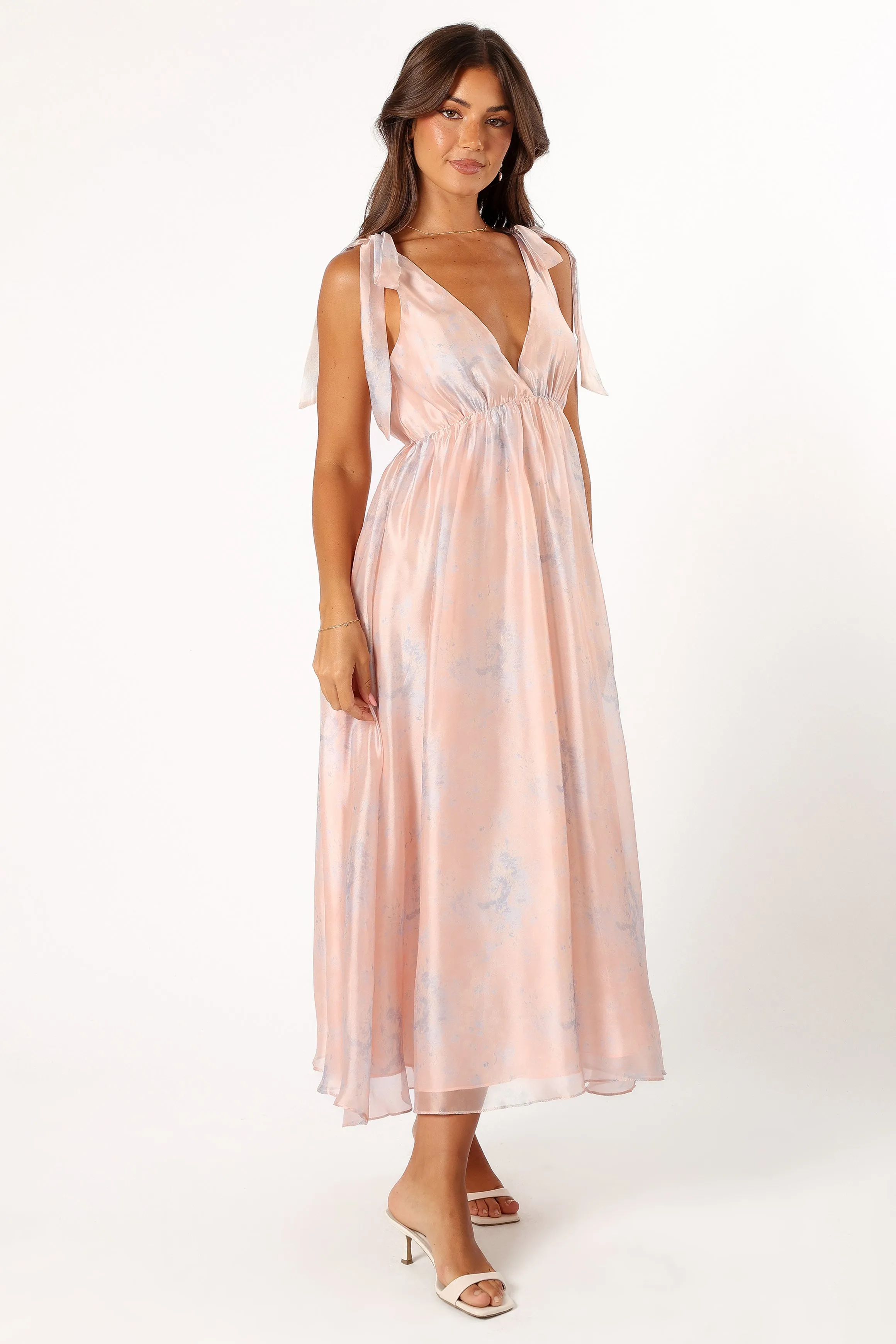 Perla Maxi Dress - Blush/Blue sold by Petal & Pup product image thumbnail 5