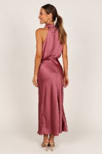 Anabelle Halter Neck Maxi Dress - Dusty Rose sold by Petal & Pup