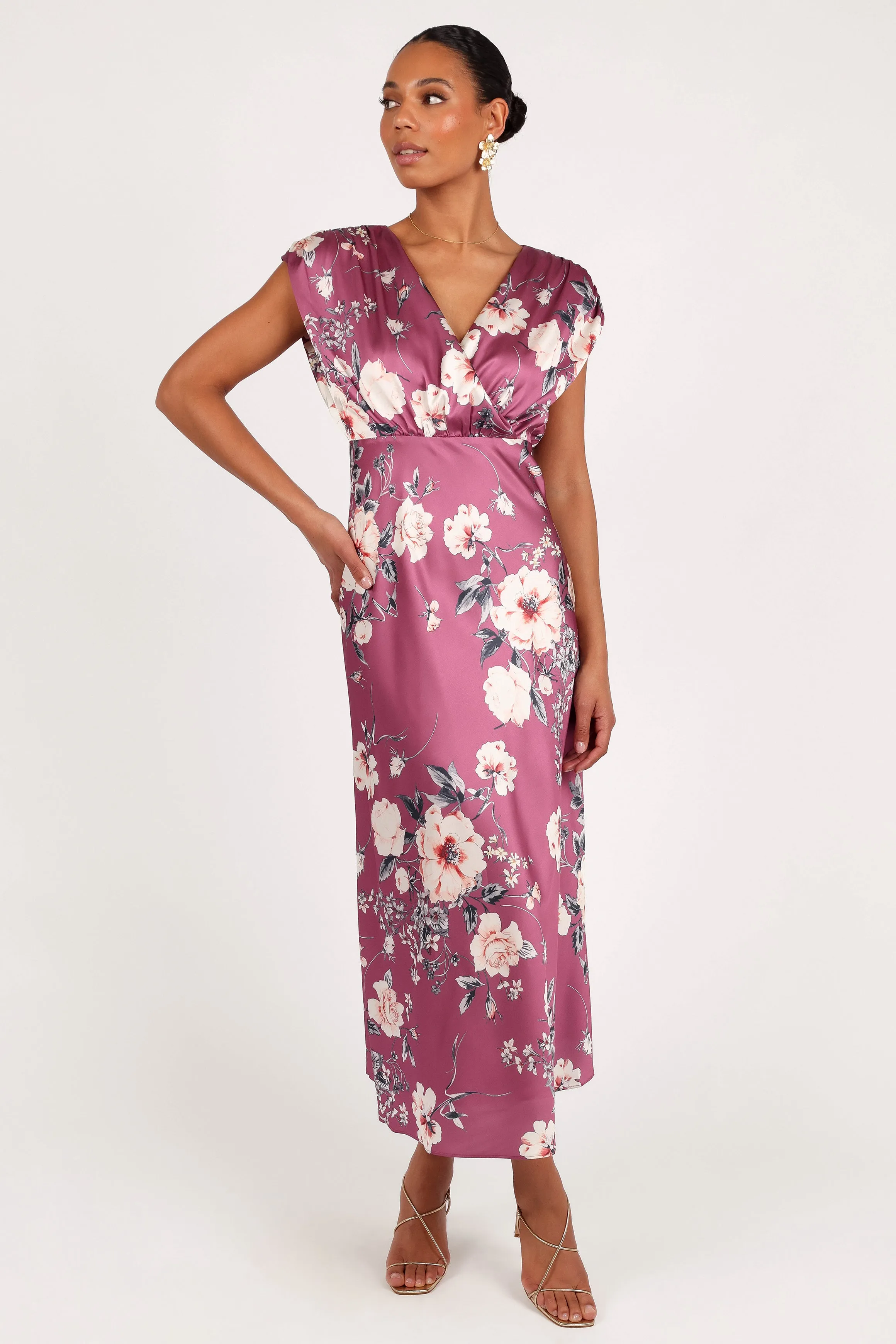 Amarlee Maxi Dress - Dark Rose Floral sold by Petal & Pup product image thumbnail 3