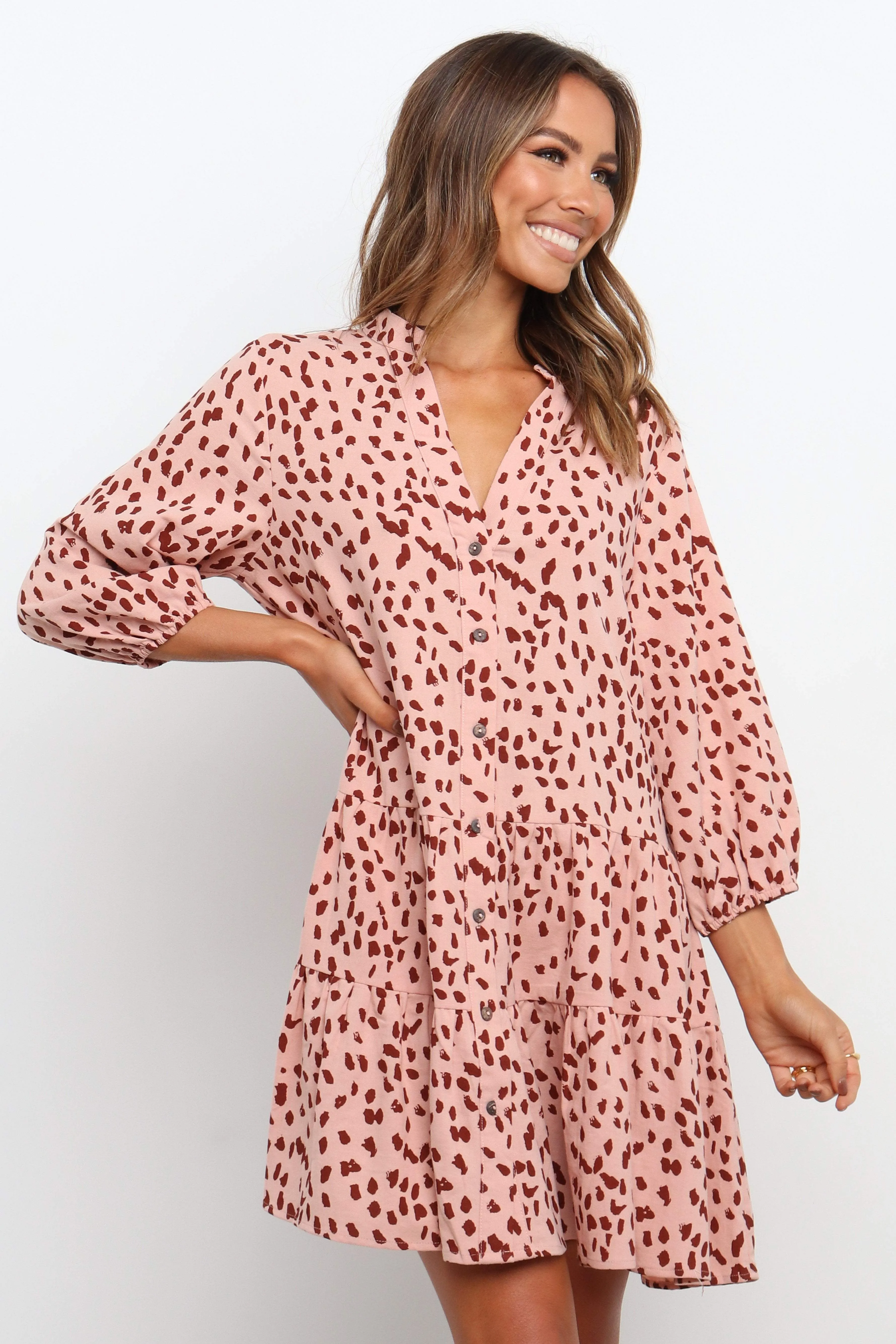 Motel Dress - Apricot sold by Petal & Pup