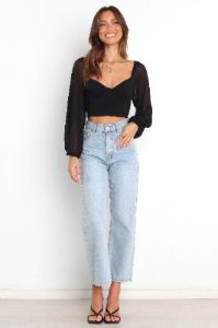 Adele Top - Black sold by Petal & Pup