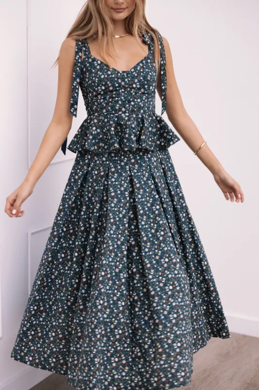 Eden Two Piece Set - Hunter Green sold by Petal & Pup