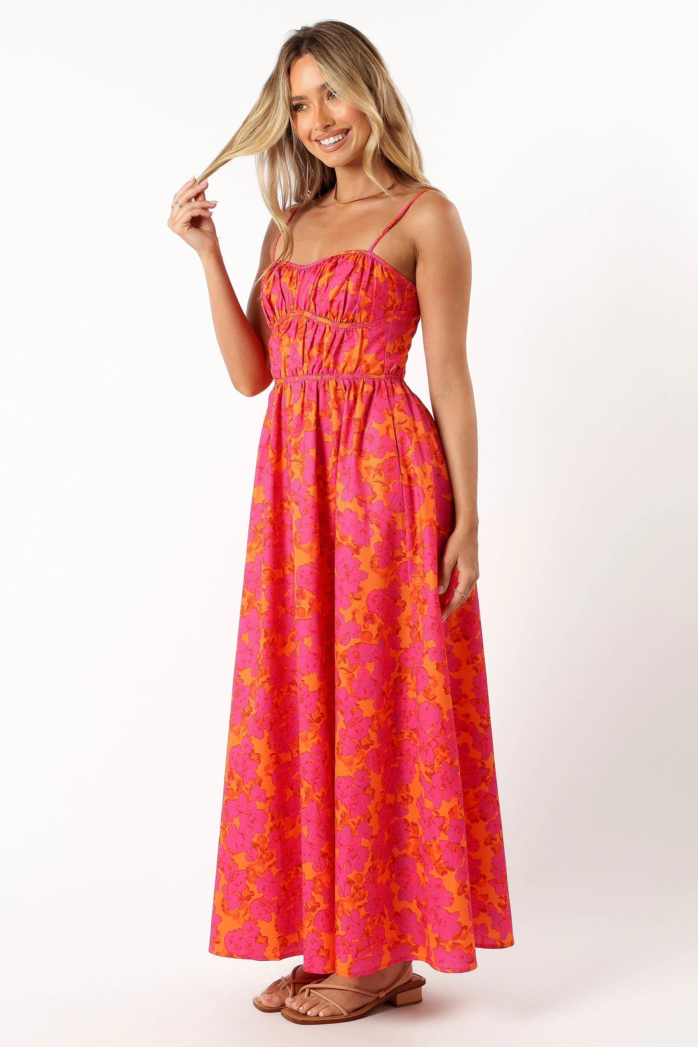 Kelani A-Line Midi Dress - Ambrosia sold by Petal & Pup product image thumbnail 3