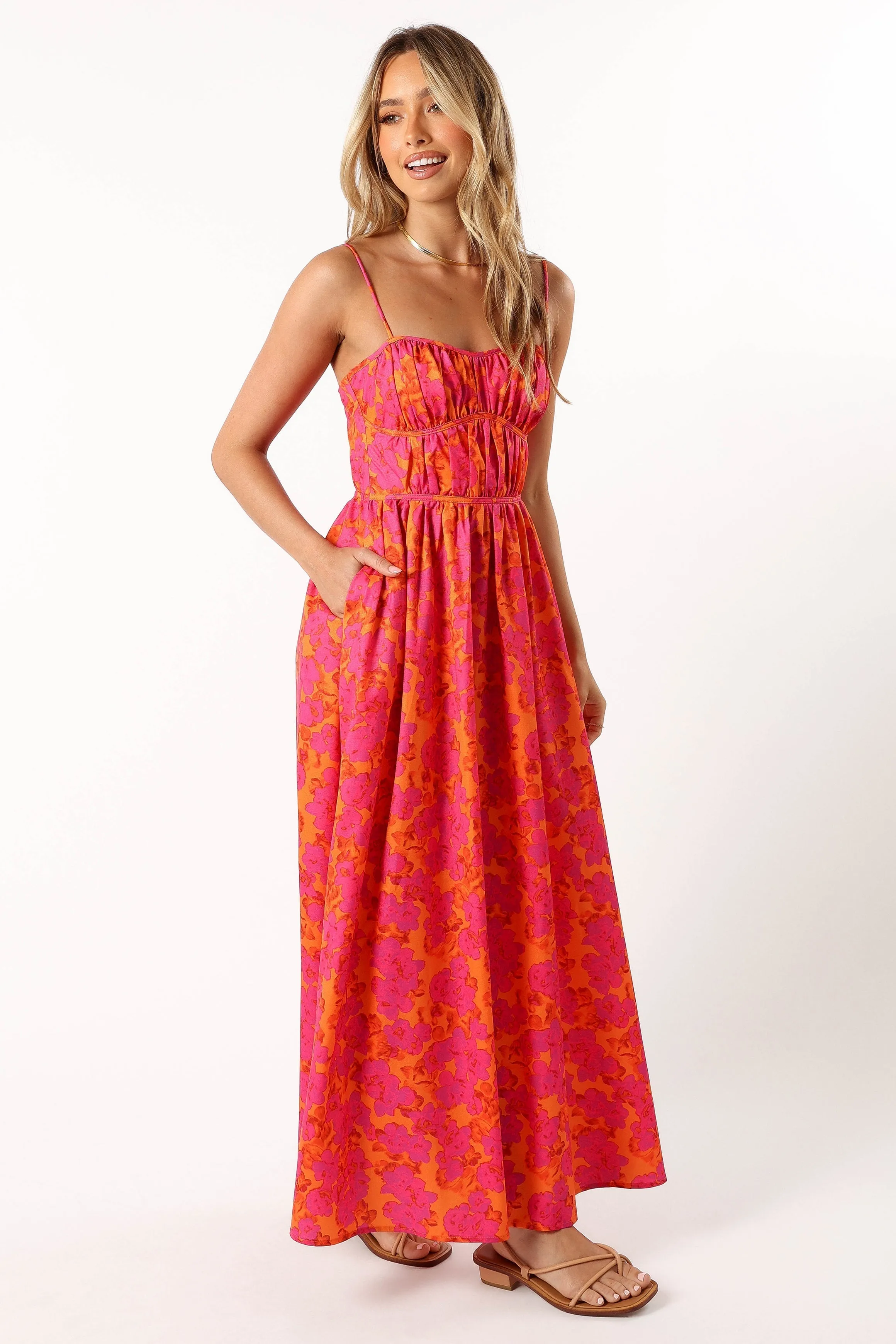 Kelani A-Line Midi Dress - Ambrosia sold by Petal & Pup product image thumbnail 5
