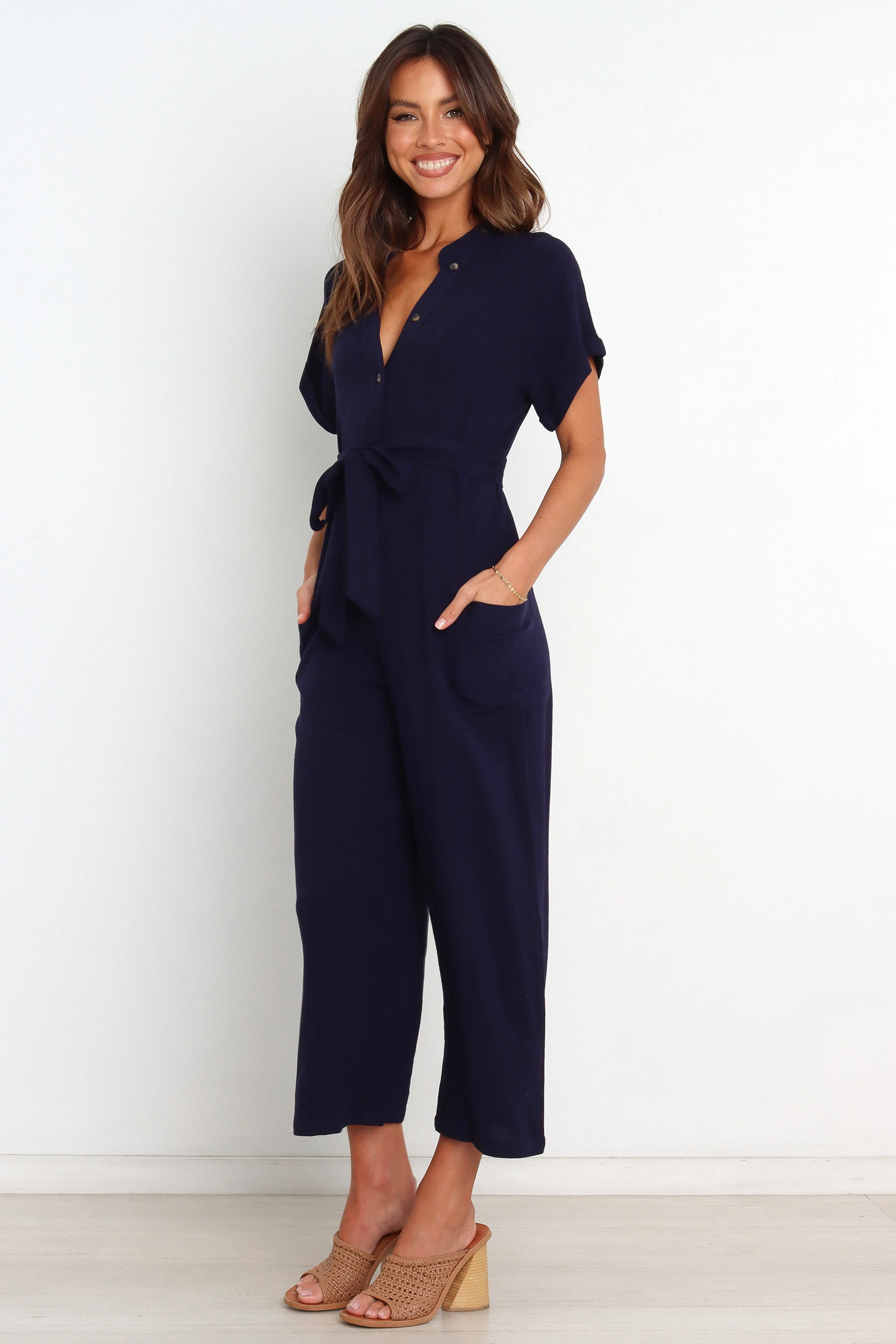 Maverick Jumpsuit - Navy sold by Petal & Pup product image thumbnail 4