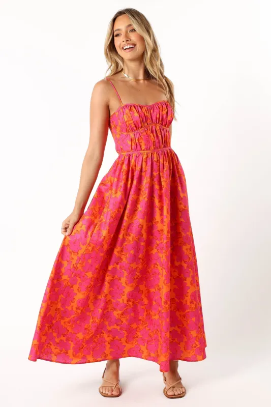 Kelani A-Line Midi Dress - Ambrosia made by Petal & Pup