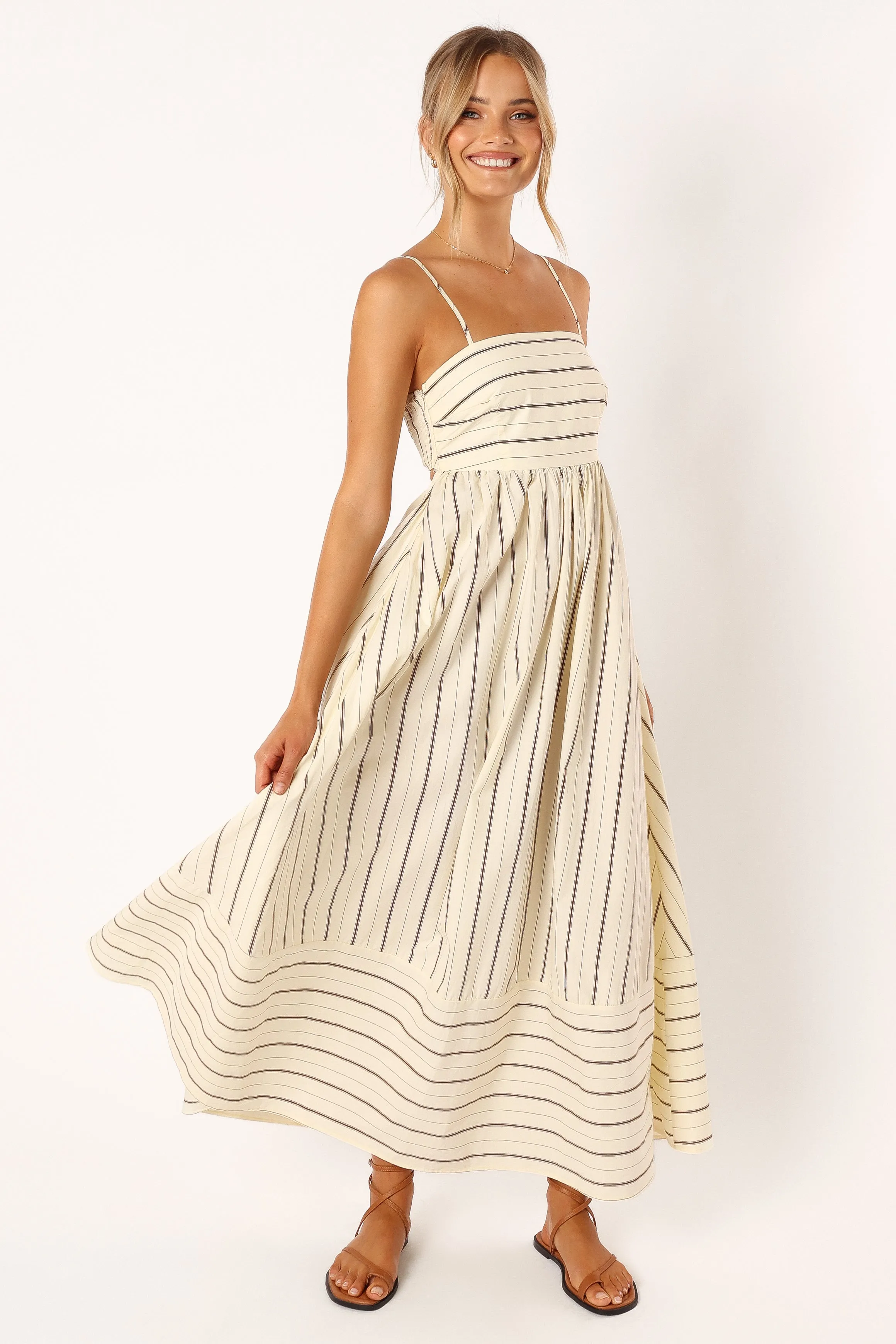 Pixie Maxi Dress - Beige Tan sold by Petal & Pup product image thumbnail 3