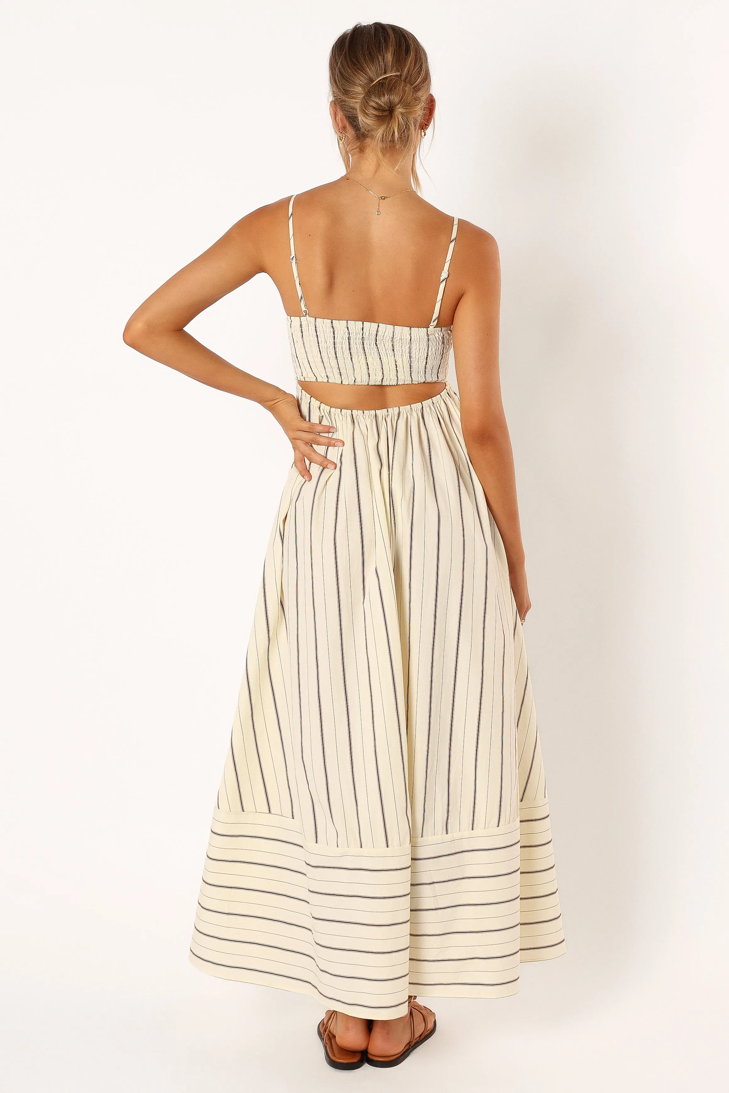 Pixie Maxi Dress - Beige Tan sold by Petal & Pup product image thumbnail 5