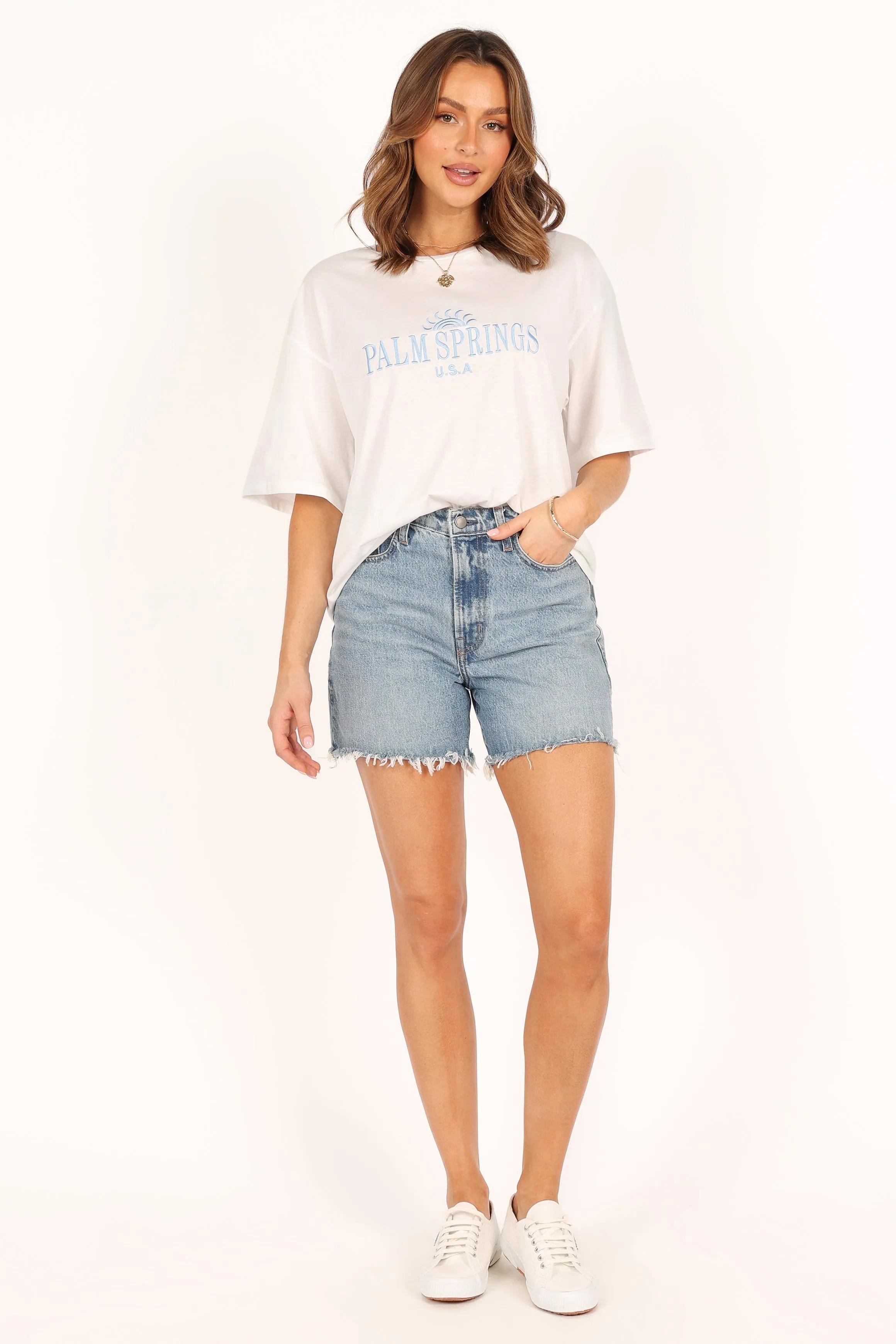 Palm Springs Tee - White sold by Petal & Pup product image thumbnail 3
