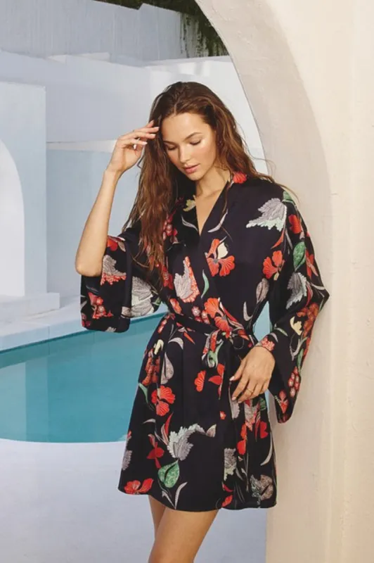Clerice Long Sleeve Mini Dress - Navy sold by Petal & Pup