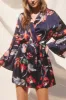 Clerice Long Sleeve Mini Dress - Navy sold by Petal & Pup