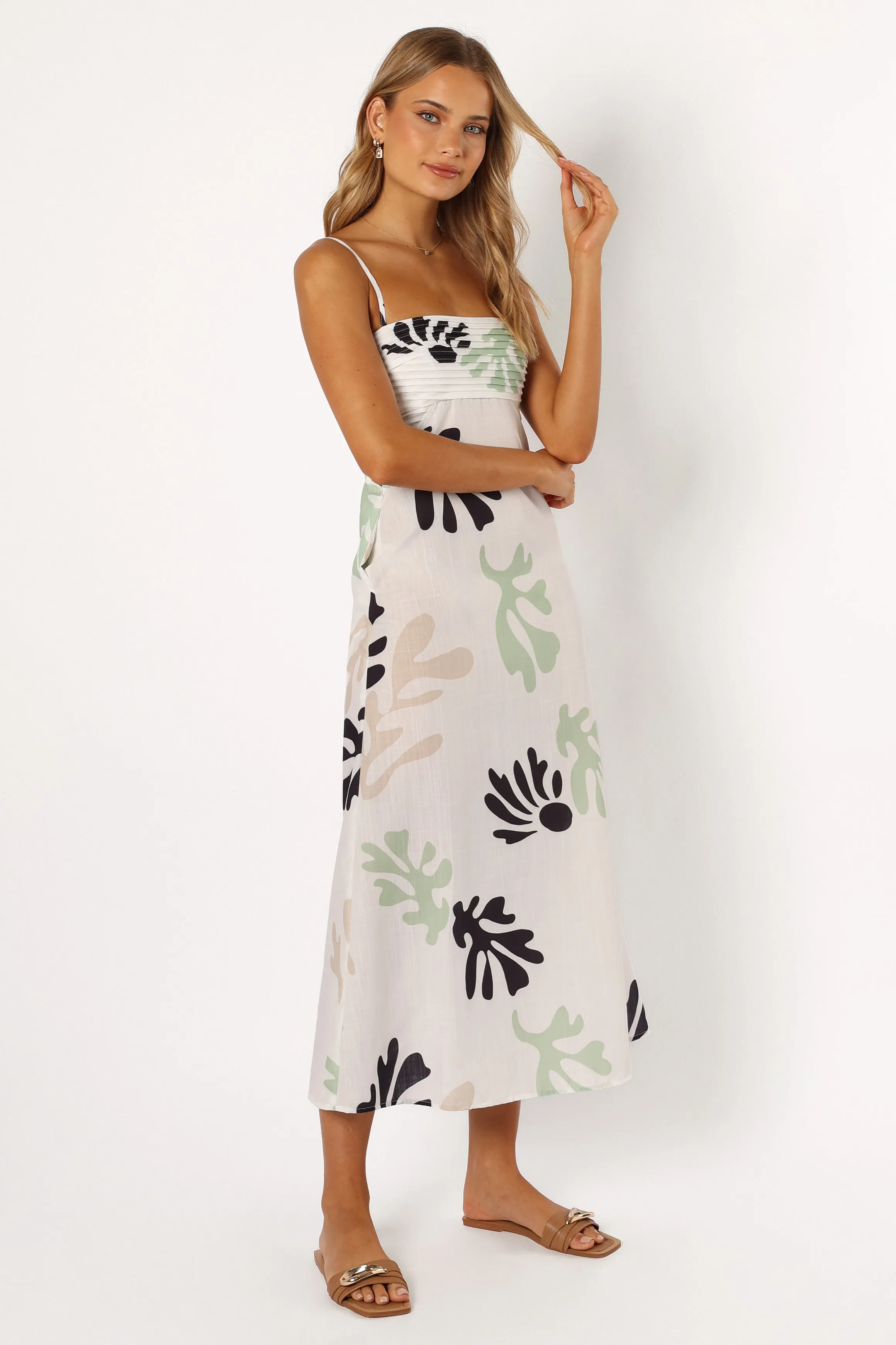 Verrone Maxi Dress - White sold by Petal & Pup product image thumbnail 4