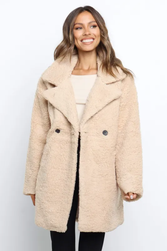 Tempo Jacket - Beige sold by Petal & Pup